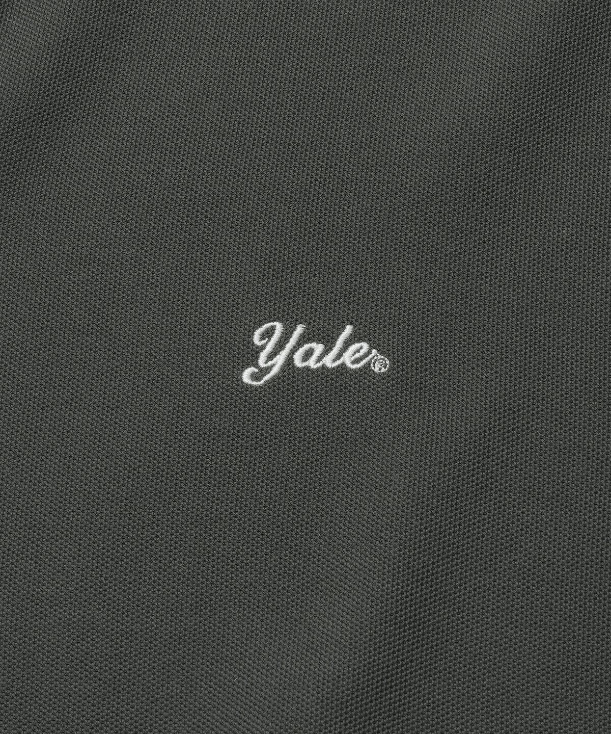 예일(YALE) 퀵 드라이 슬릿넥 폴로 셔츠_차콜