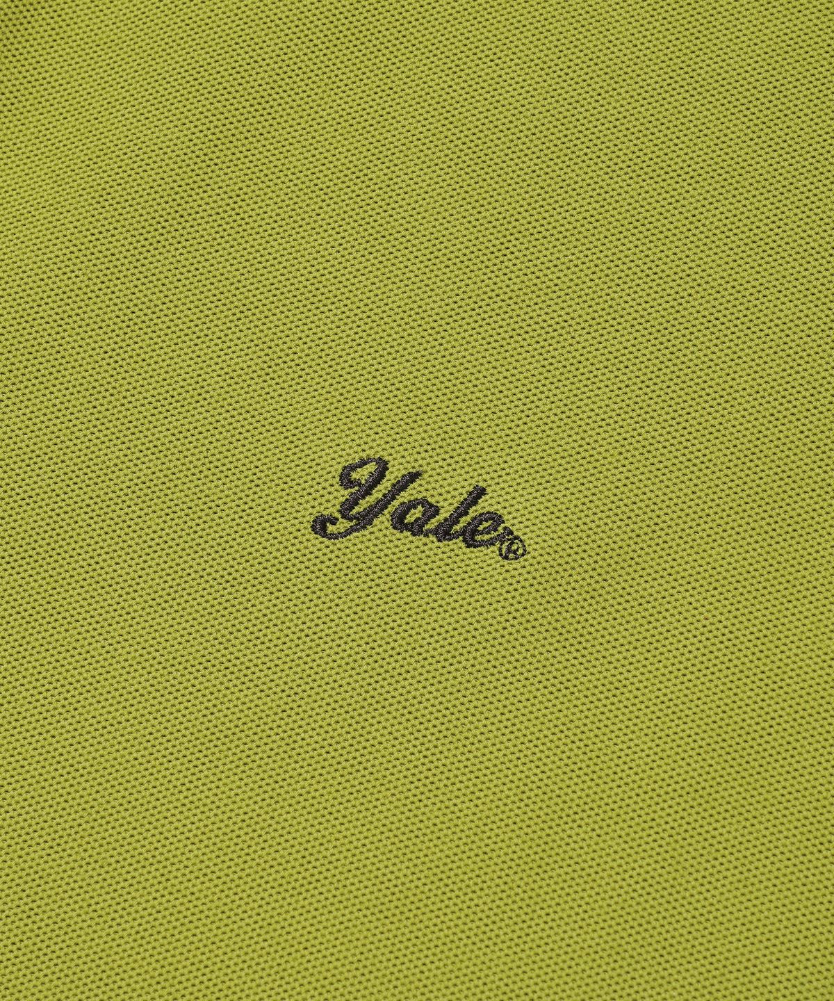 예일(YALE) 퀵 드라이 슬릿넥 폴로 셔츠_올리브