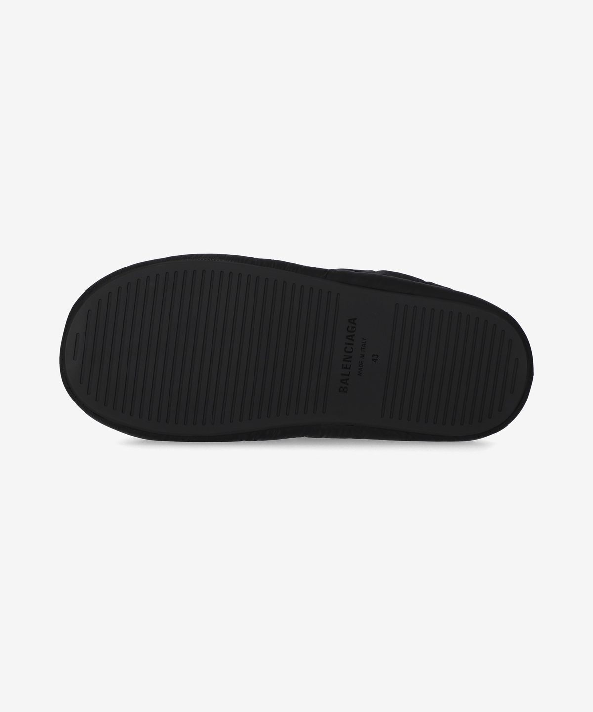발렌시아가(BALENCIAGA) 알래스카 슬라이드 - 블랙 / 814170W11R01000