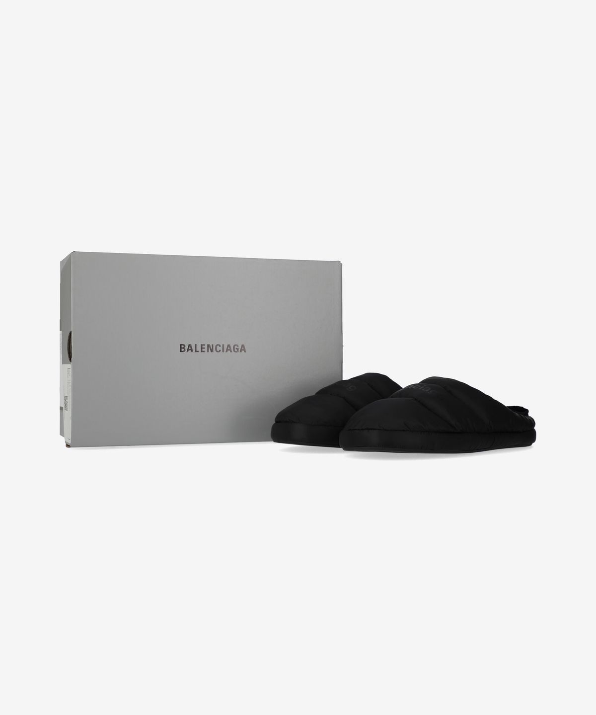 발렌시아가(BALENCIAGA) 알래스카 슬라이드 - 블랙 / 814170W11R01000