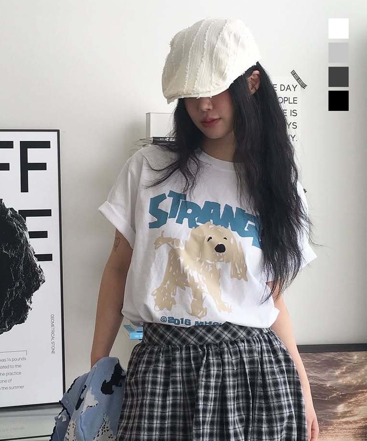 마하그리드(MAHAGRID) STRANGE PUPPY TEE_4colors
