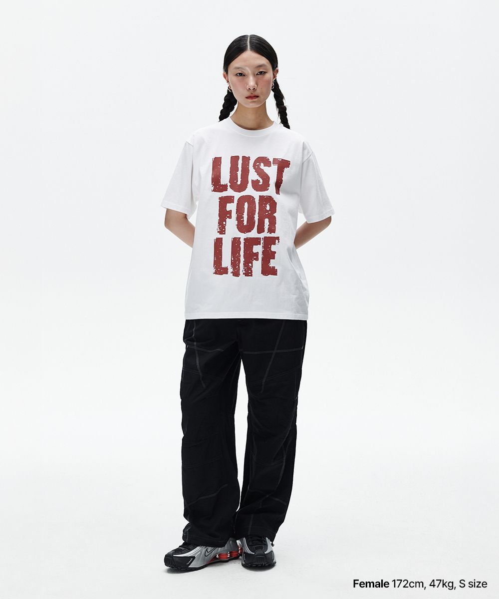 MUSINSA | MAHAGRID LUST FOR LIFE TEE WHITE(MG2FMMT510A)