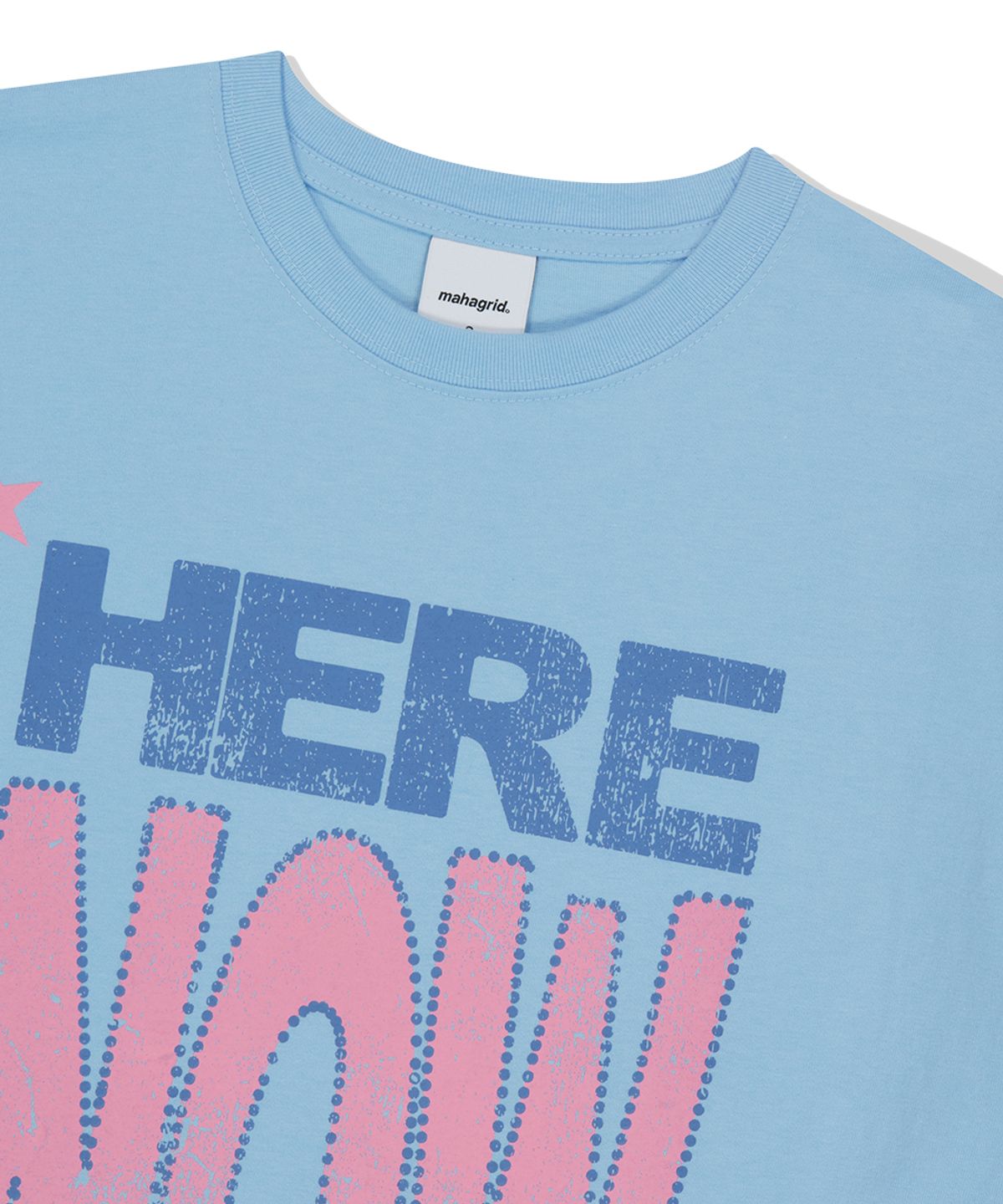 마하그리드(MAHAGRID) HERE NOW TEE SKYBLUE(MG2FMMT519A)