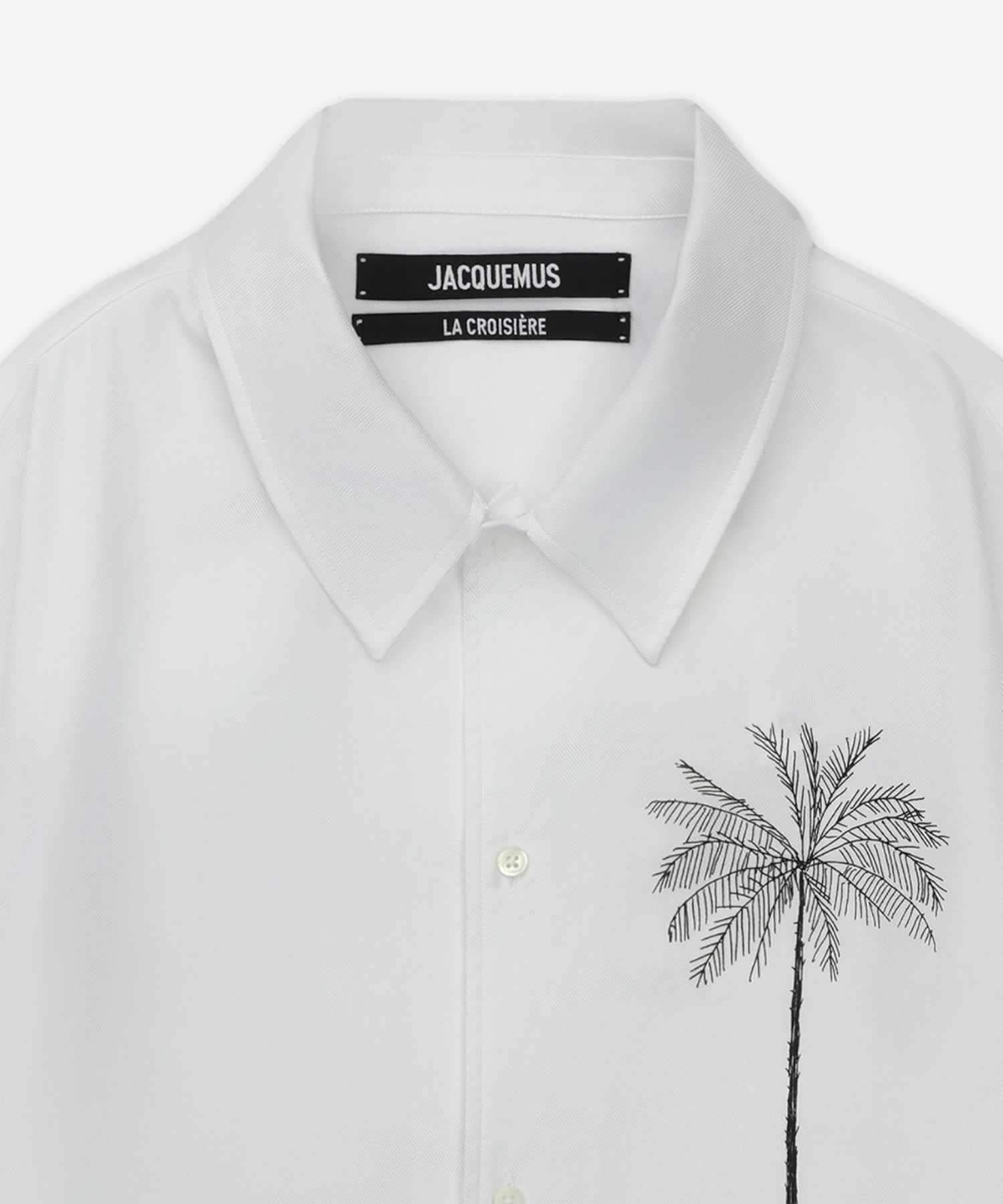 Tシャツ・カットソー JACQUEMUS SS25 LA CHEMISE ALOE (255SH1231748 1IE) Jacquemus La Chemise Aloe Shirt | White | FARFETCH
