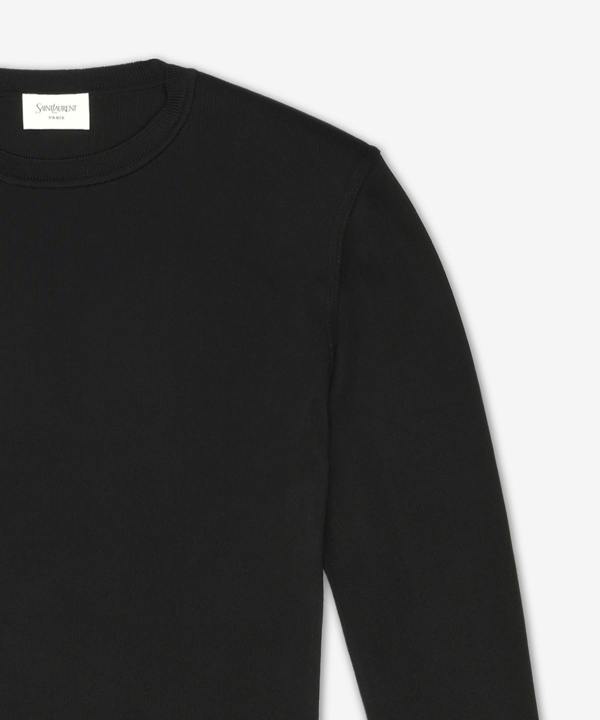 생로랑(SAINT LAURENT) 니트 미니 원피스 - 블랙 / 823590Y76XL1000