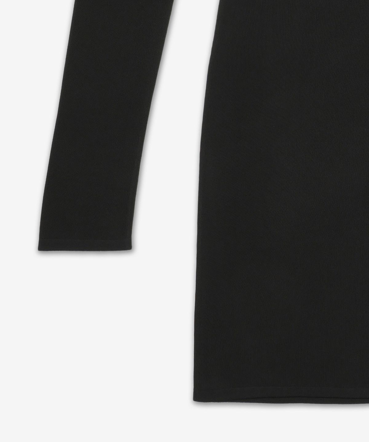 생로랑(SAINT LAURENT) 니트 미니 원피스 - 블랙 / 823590Y76XL1000
