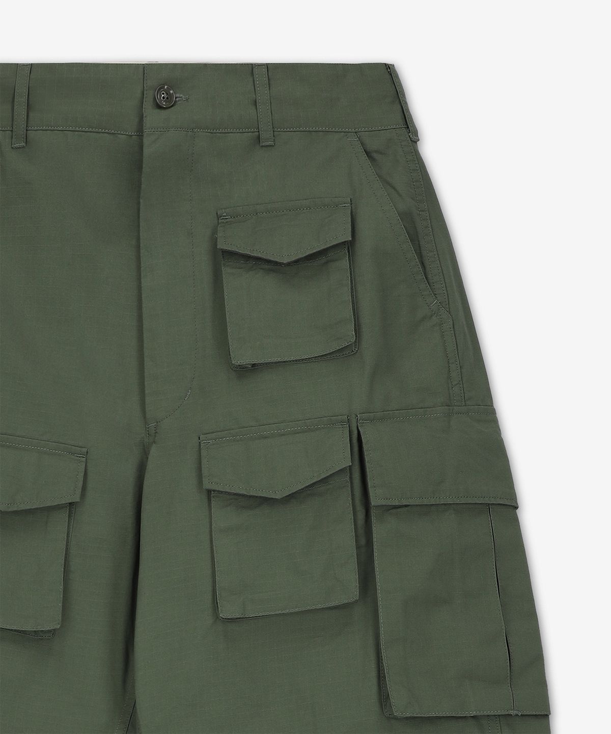 엔지니어드가먼츠(ENGINEERED GARMENTS) FA 팬츠 - 올리브 코튼 / QT198CT010