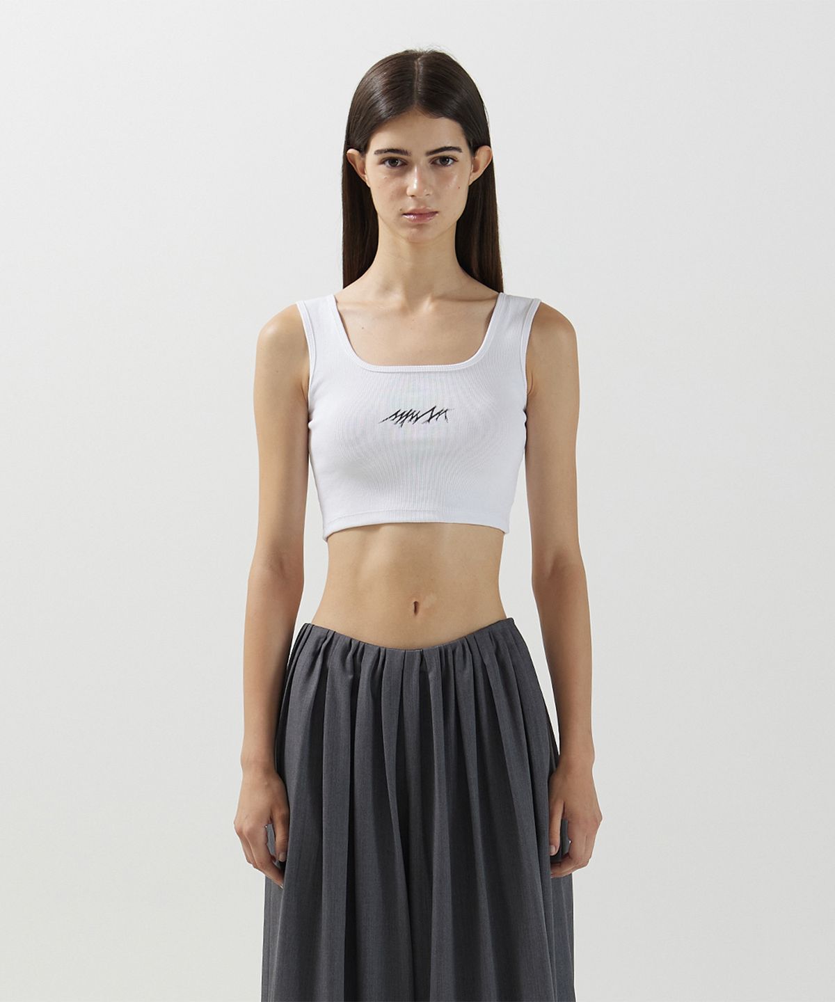 므아므(MMAM) Logo sleeveless top
