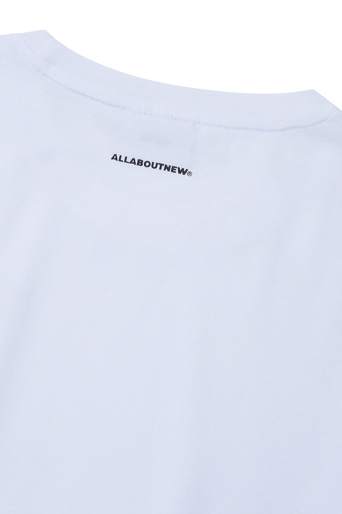 올어바웃뉴(ALL ABOUT NEW) 아이로고 와펜 반팔 화이트 ANZ2TR37AWH