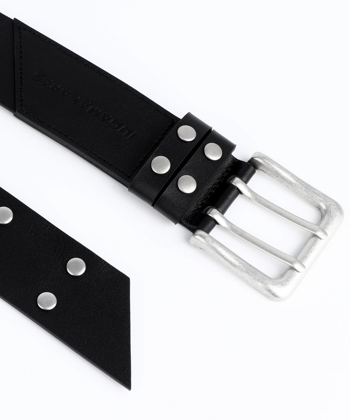 이우가마카라스(IUGAMAKARAS) 40mm Double Point Belt (Black)
