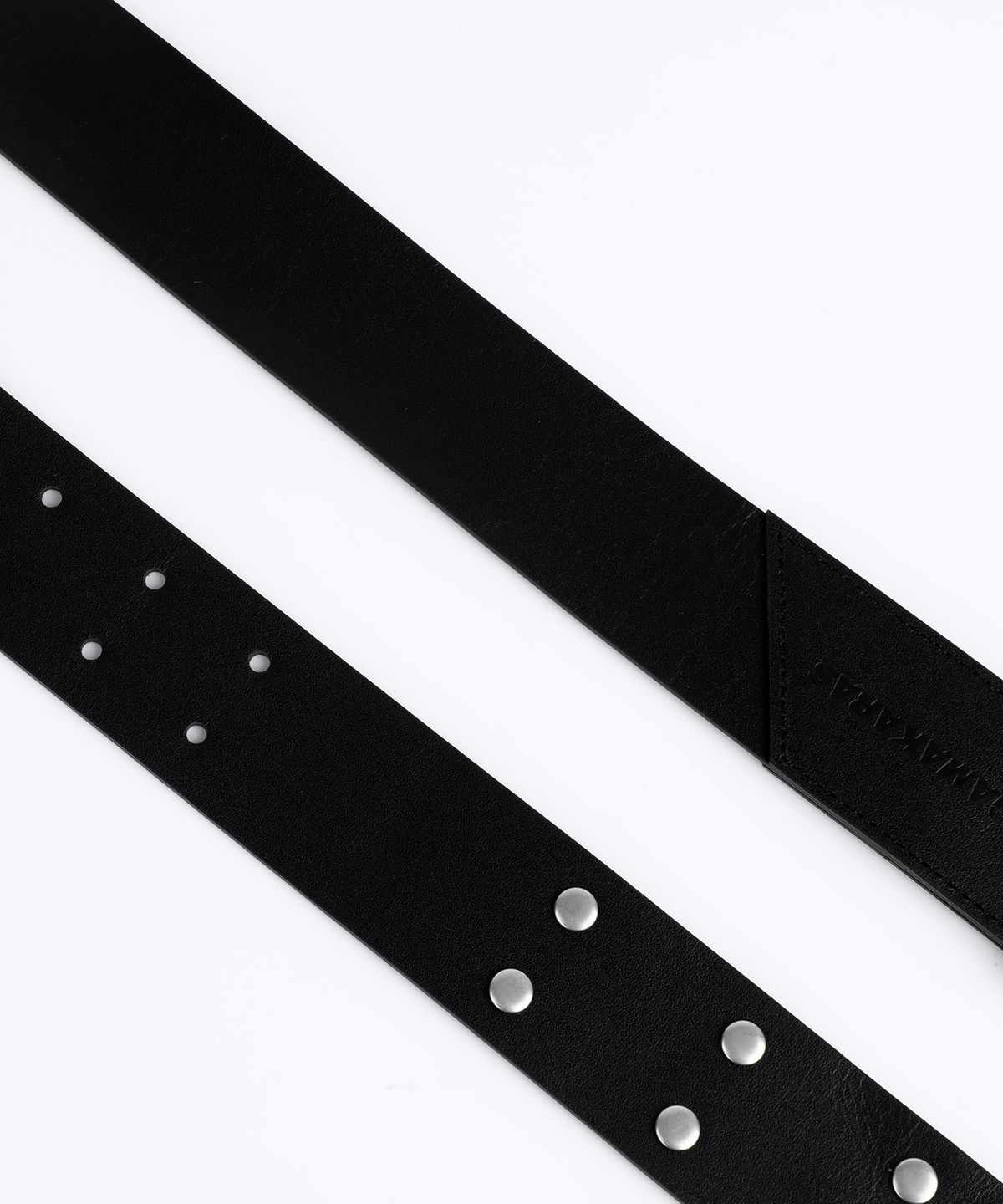 이우가마카라스(IUGAMAKARAS) 40mm Double Point Belt (Black)