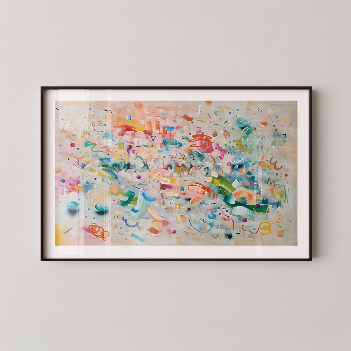 갤러리티(GALLERYT) Chroma Panorama - 추상화 인테리어 아트포스터 액자