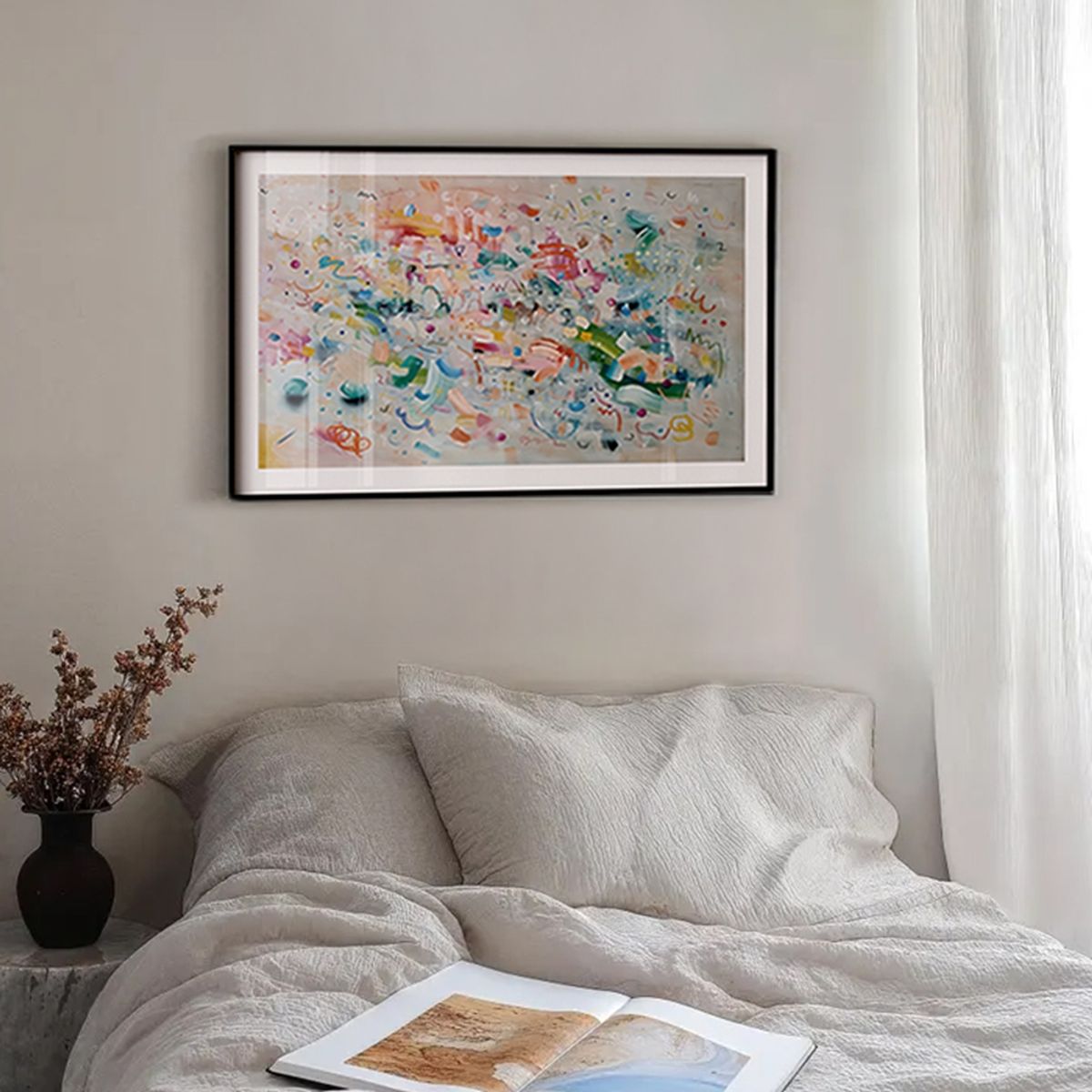 갤러리티(GALLERYT) Chroma Panorama - 추상화 인테리어 아트포스터 액자