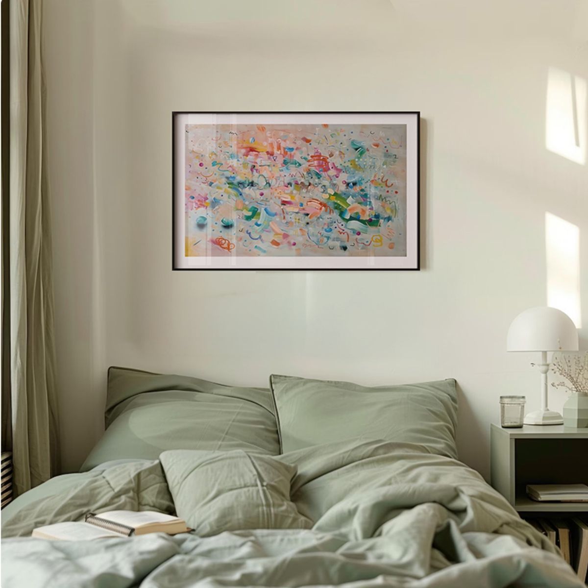 갤러리티(GALLERYT) Chroma Panorama - 추상화 인테리어 아트포스터 액자