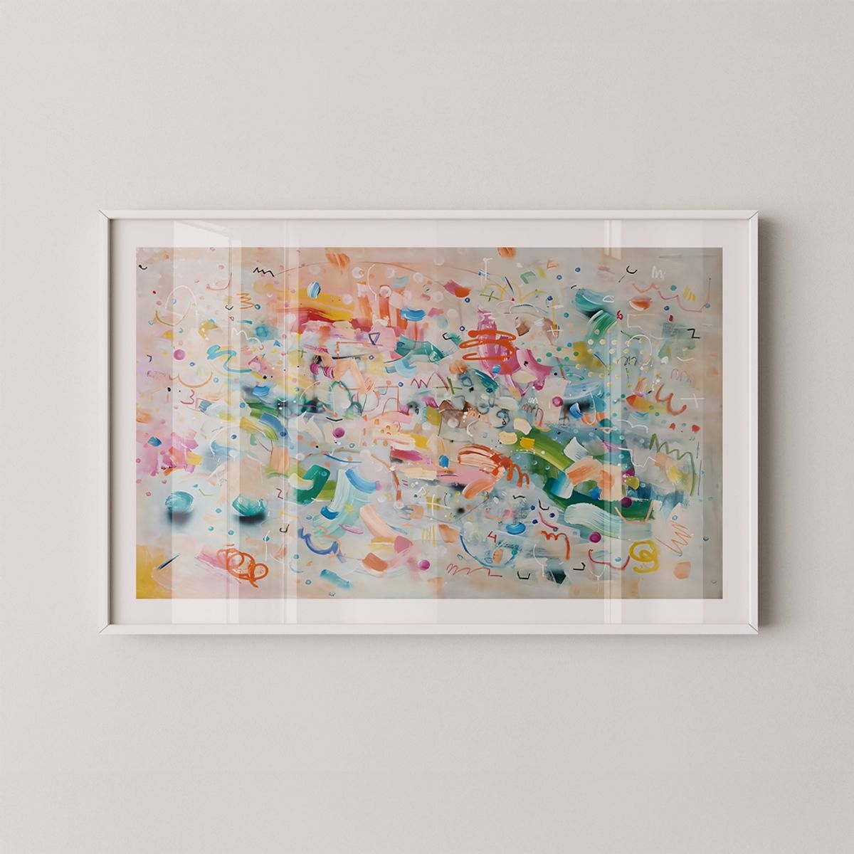갤러리티(GALLERYT) Chroma Panorama - 추상화 인테리어 아트포스터 액자