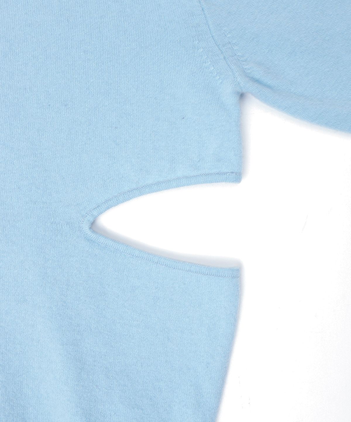 애니타임로릭(ANYTIME LOREAK) ORCHID ROUND CARDIGAN - SKY BLUE