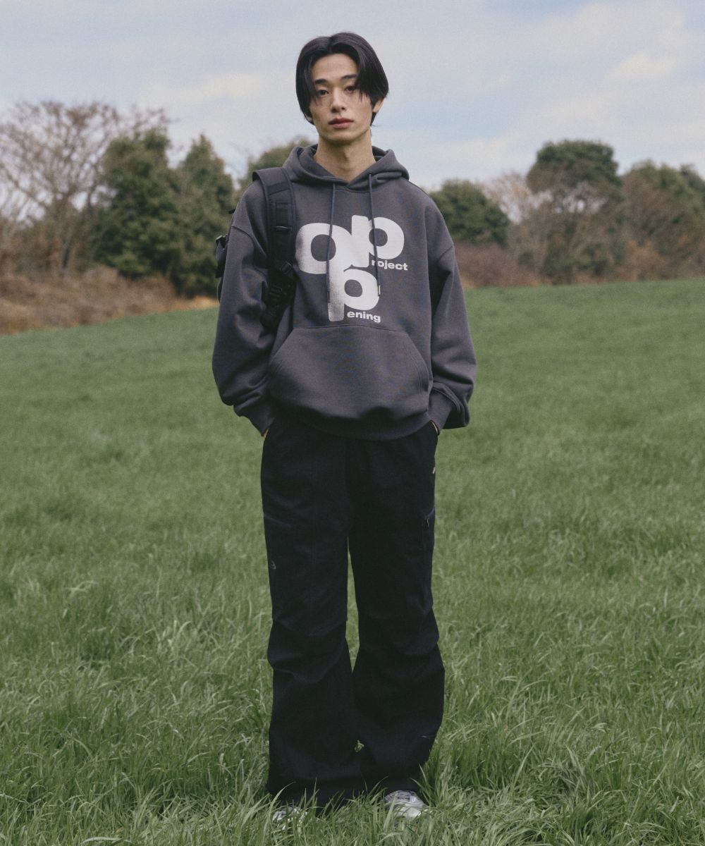 アウターその他 Opening Project OPP Logo Hoodie Zipup Charcoal Zip-up - OPENING PROJECT