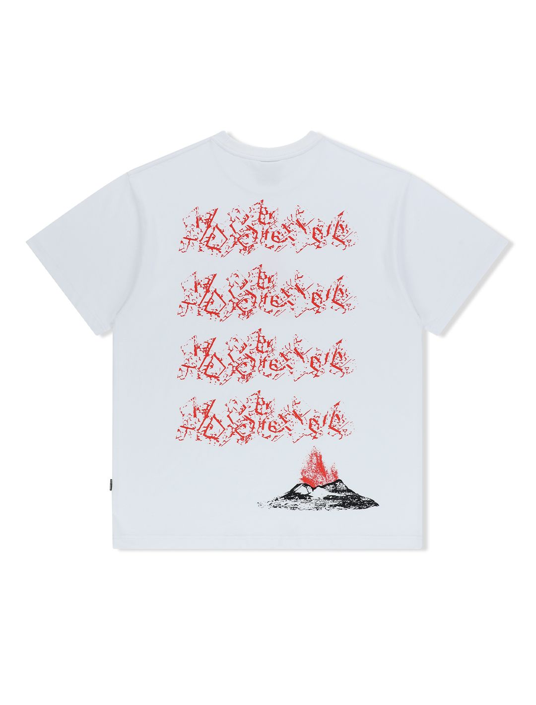 ★YESEYESEE★ Volcanic Eruption Tee White YS251TTSST12WHT MUSINSA公式 | YESEYESEE Volcanic Eruption Tee White