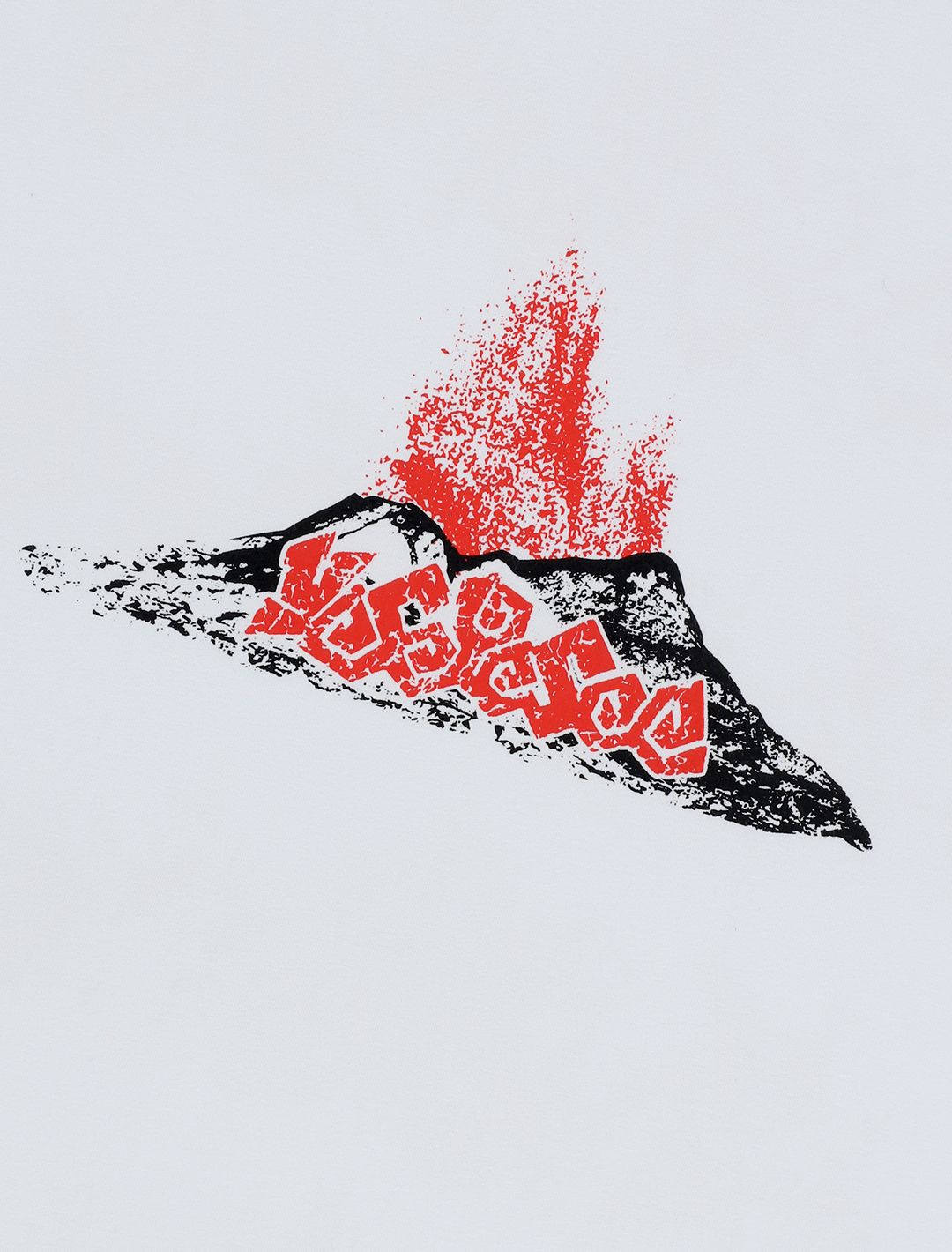 ★YESEYESEE★ Volcanic Eruption Tee White YS251TTSST12WHT MUSINSA | YESEYESEE Volcanic Eruption Tee White