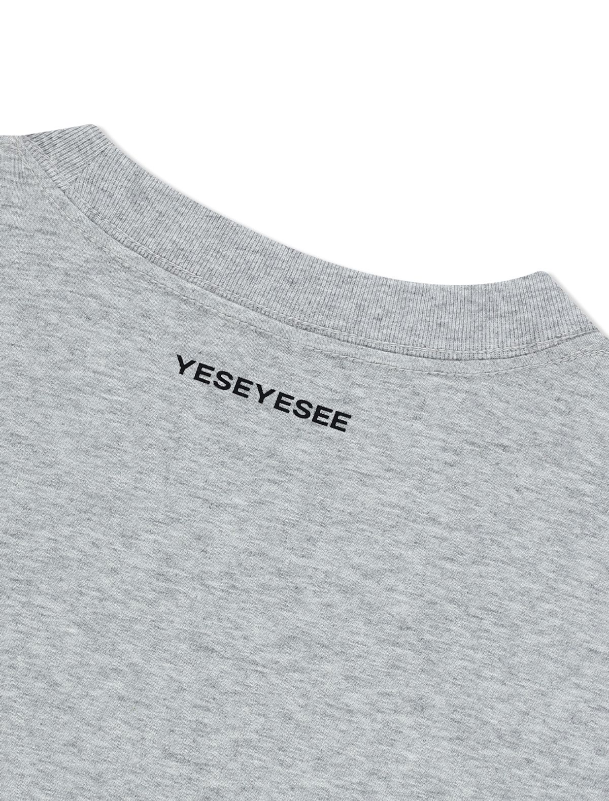 예스아이씨(YESEYESEE) Racing Tee Grey