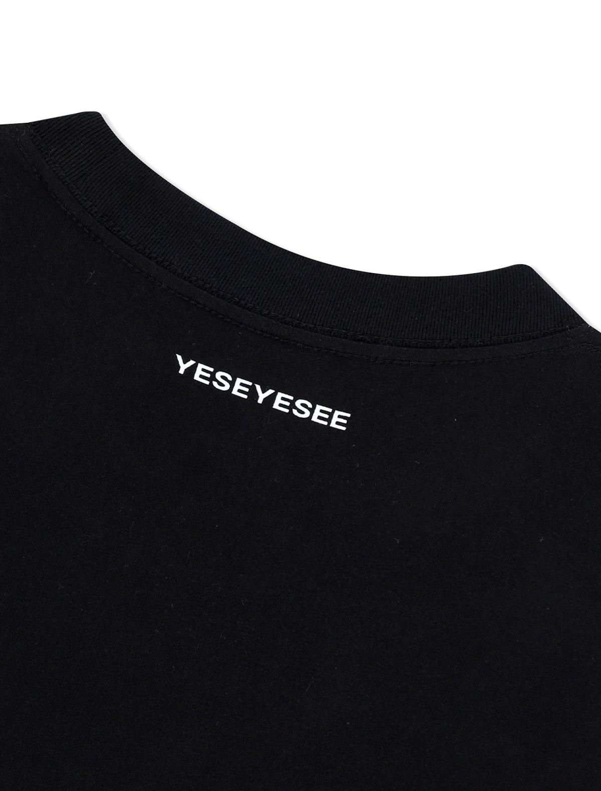 예스아이씨(YESEYESEE) Racing Tee Black