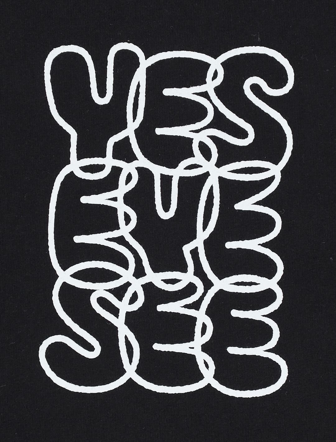 MUSINSA | YESEYESEE [25SS] C-Logo Tee Black