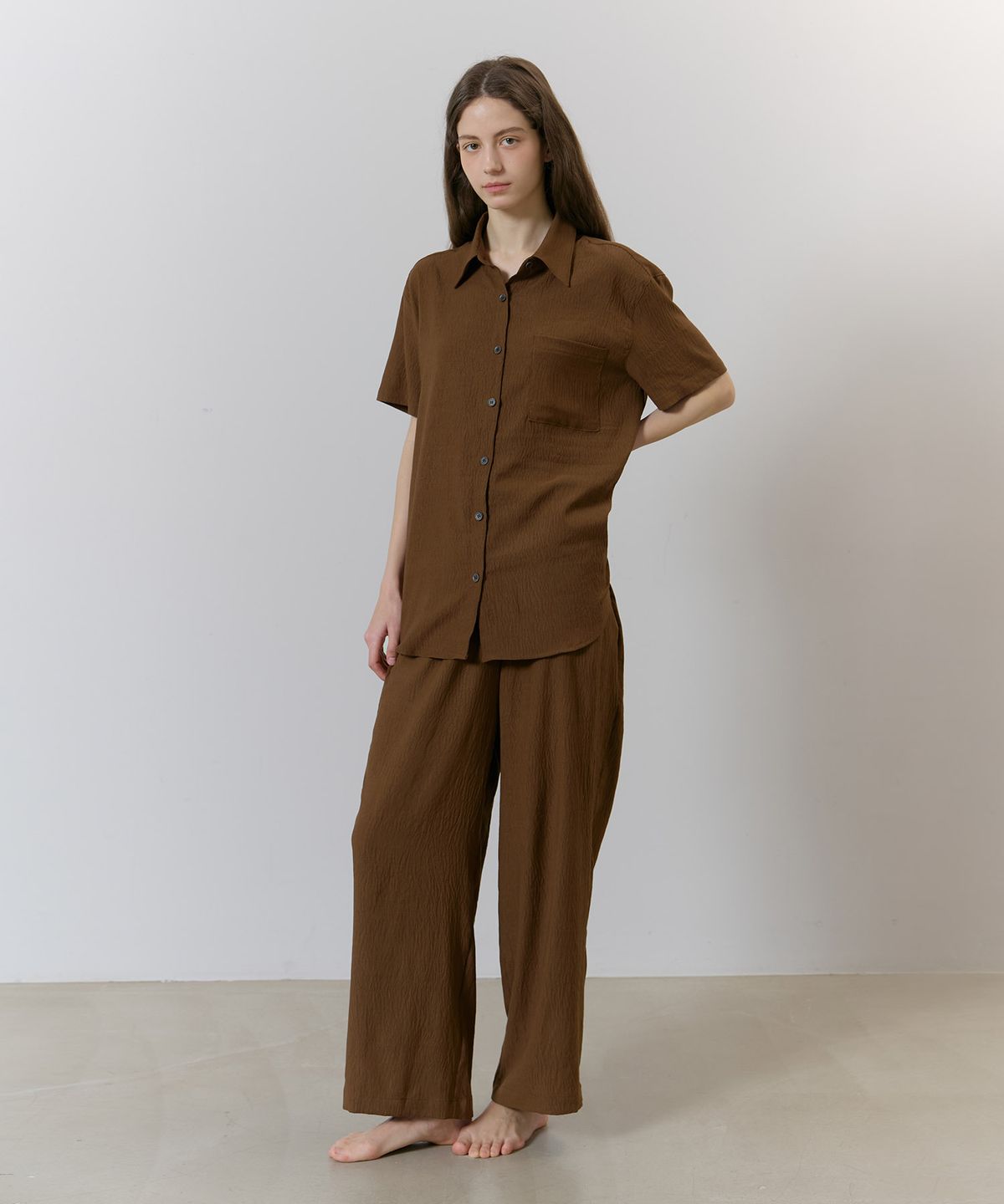 아템포(ATEMPO) FIRST PAJAMA SET_brown (woman)