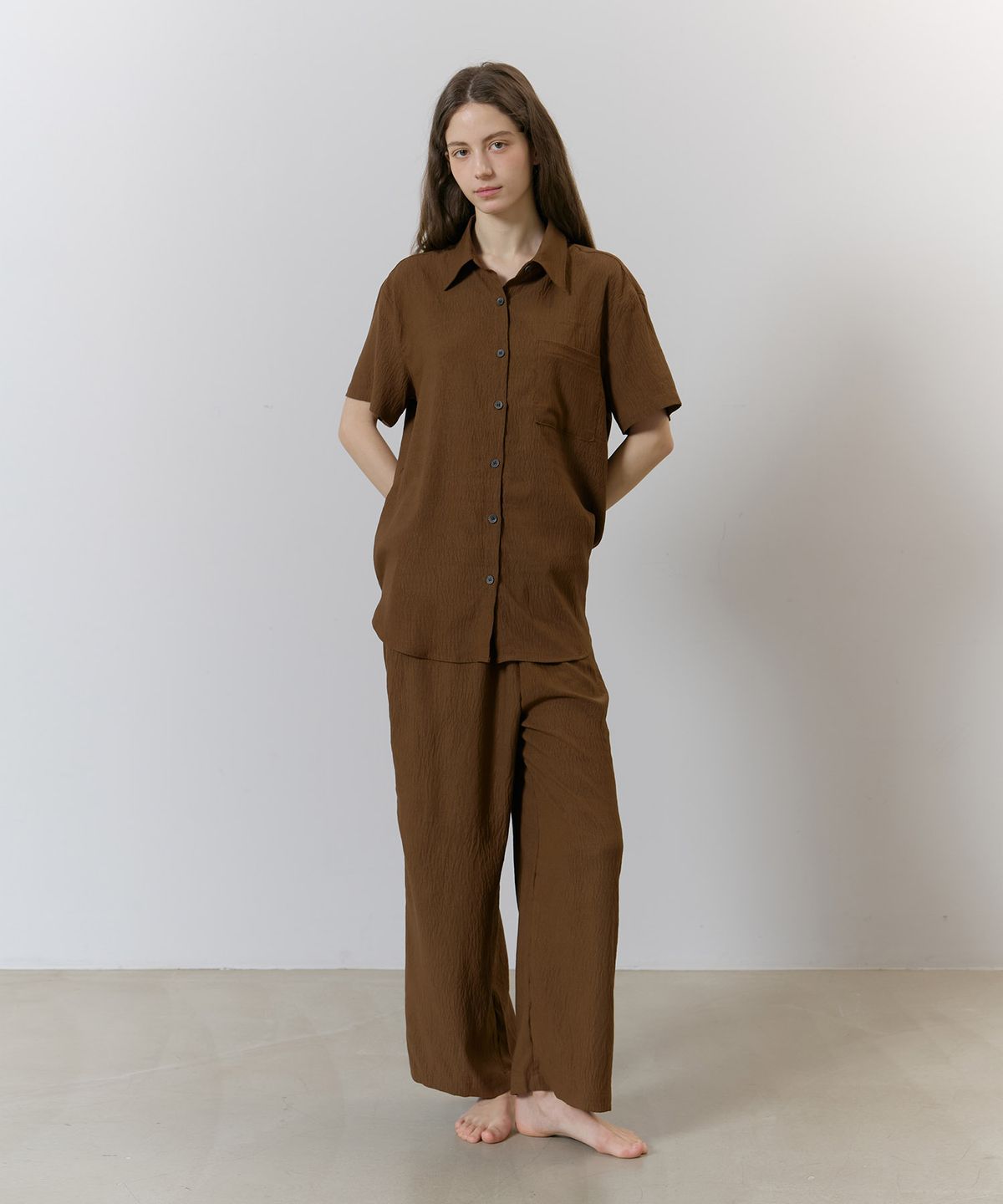 아템포(ATEMPO) FIRST PAJAMA SET_brown (woman)