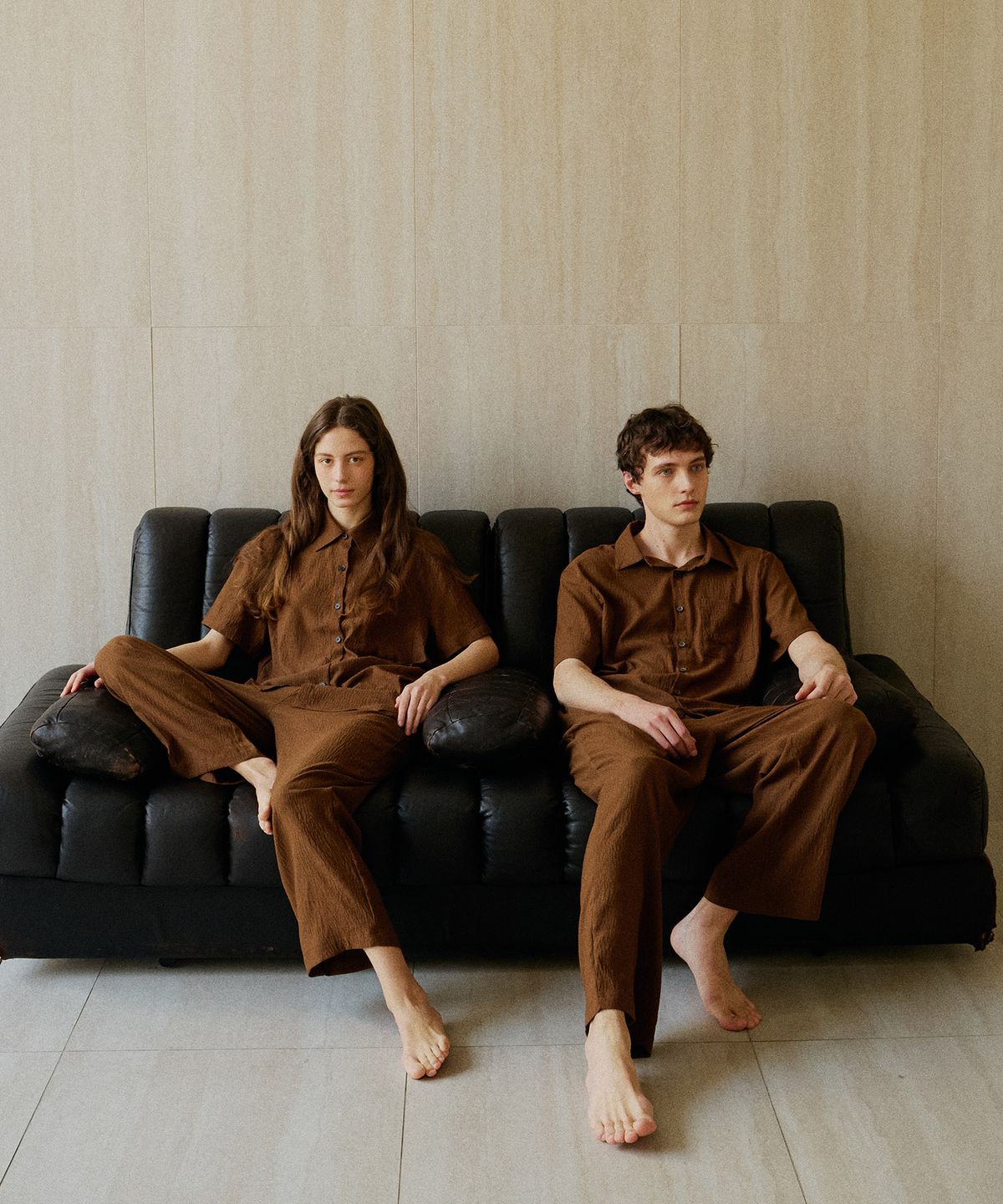 아템포(ATEMPO) FIRST PAJAMA SET_brown (woman)