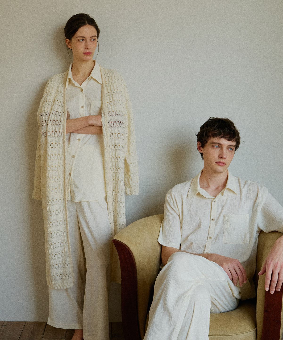 아템포(ATEMPO) FIRST PAJAMA SET_ecru (woman)