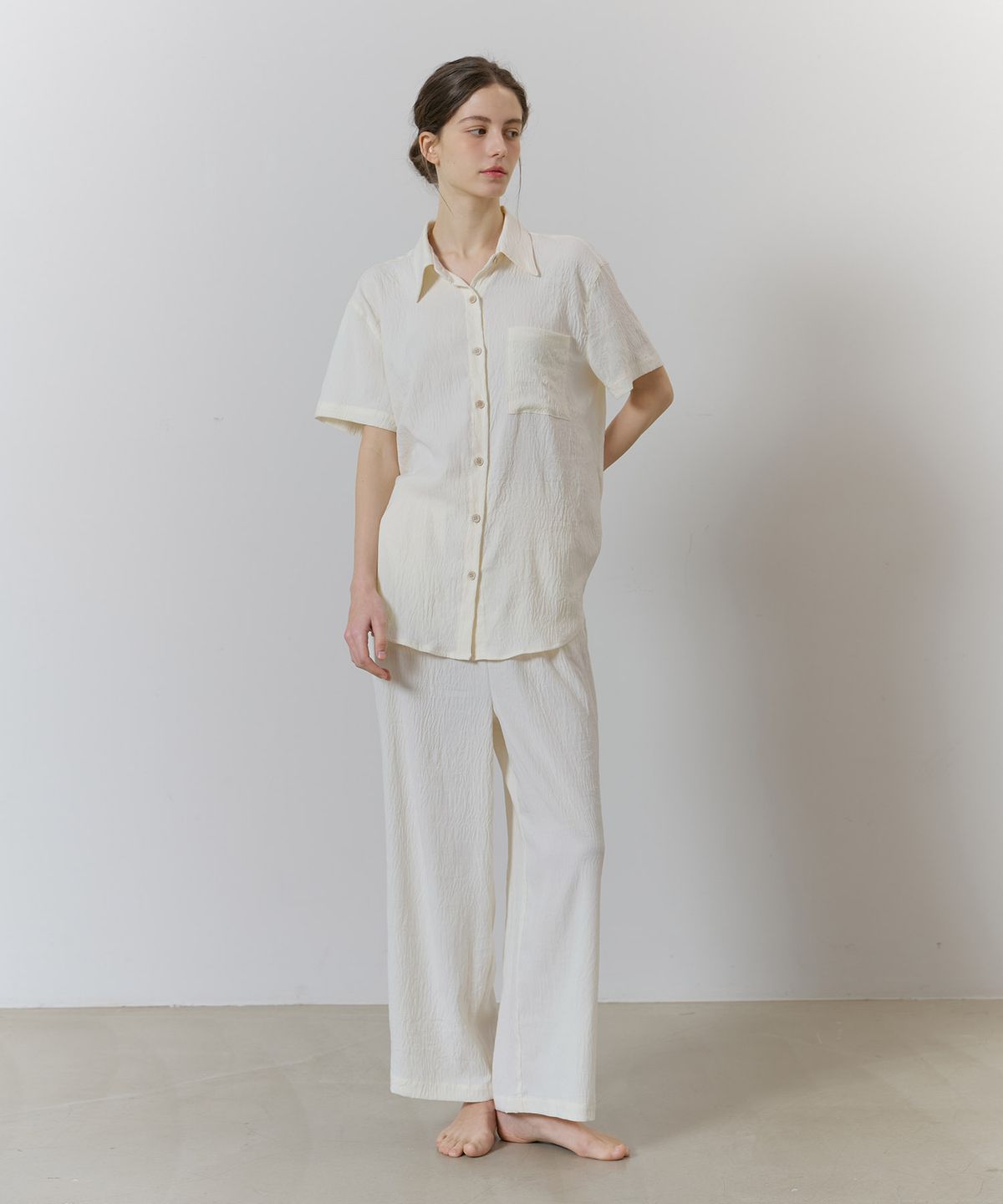 아템포(ATEMPO) FIRST PAJAMA SET_ecru (woman)