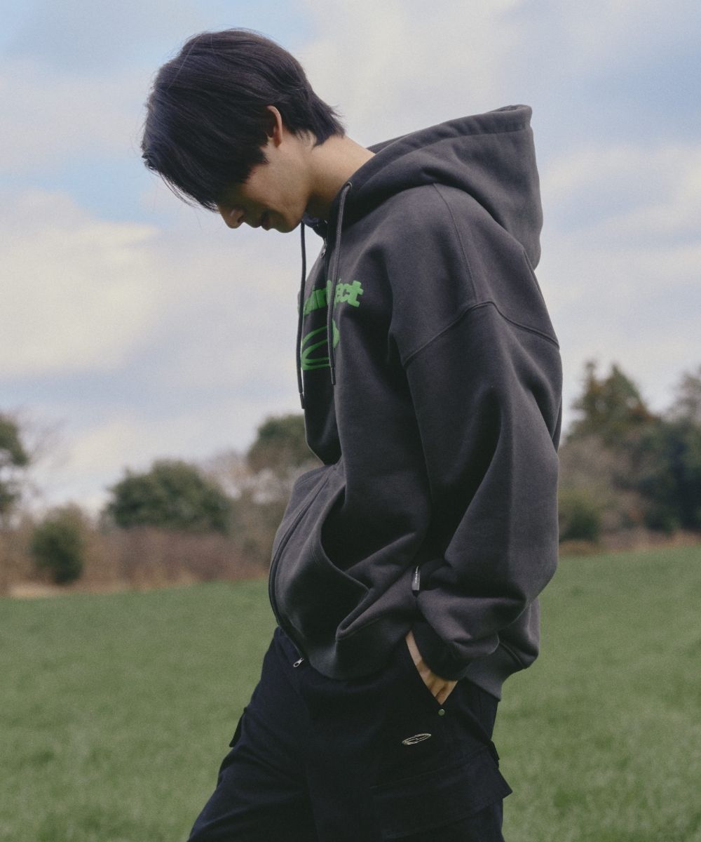 アウターその他 Opening Project Identity Hoodie Zipup Charcoal MUSINSA公式 | OPENING PROJECT Identity Hoodie Zip-up - Charcoal