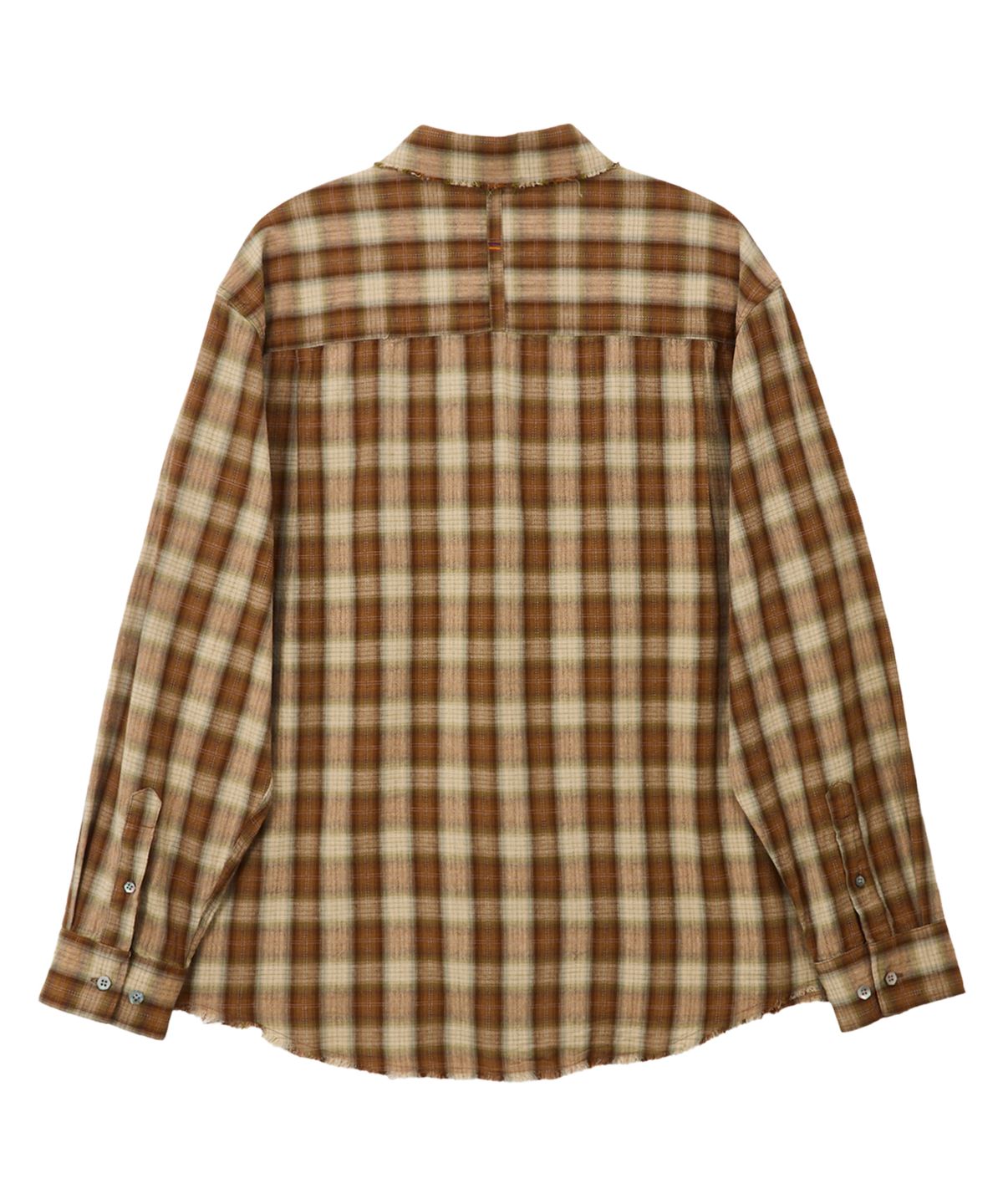 미드선(MIDSUN) Cut Off Jeunesse Shirt-Beige