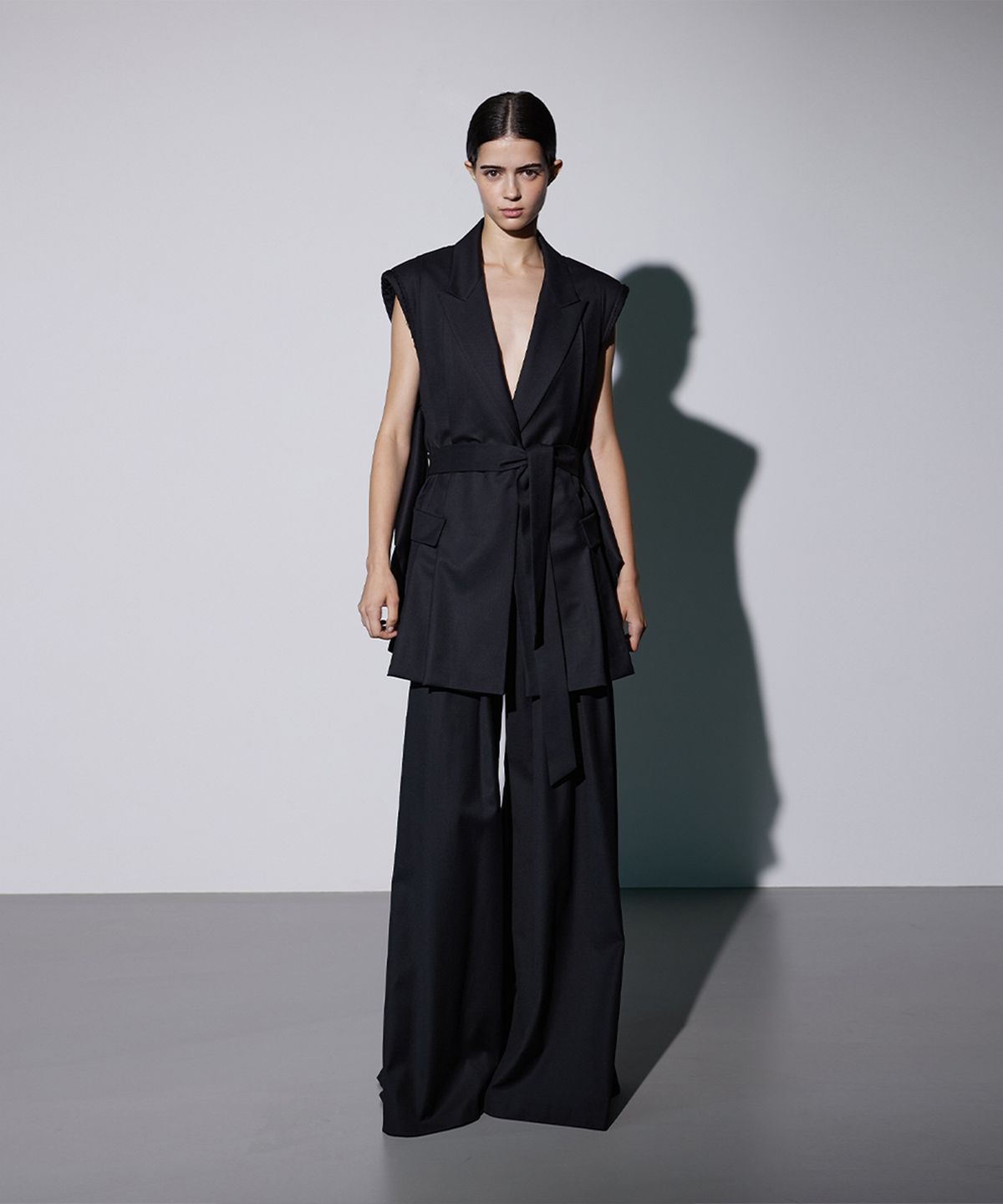 므아므(MMAM) Layered pin tuck slacks