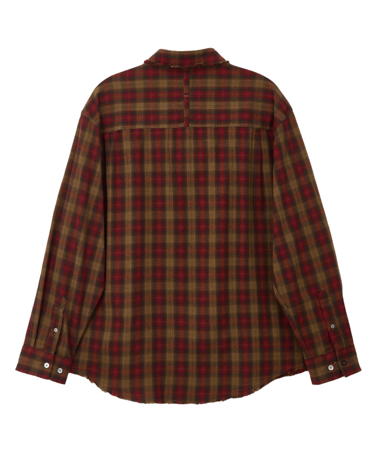 미드선(MIDSUN) Cut Off Jeunesse Shirt-Red