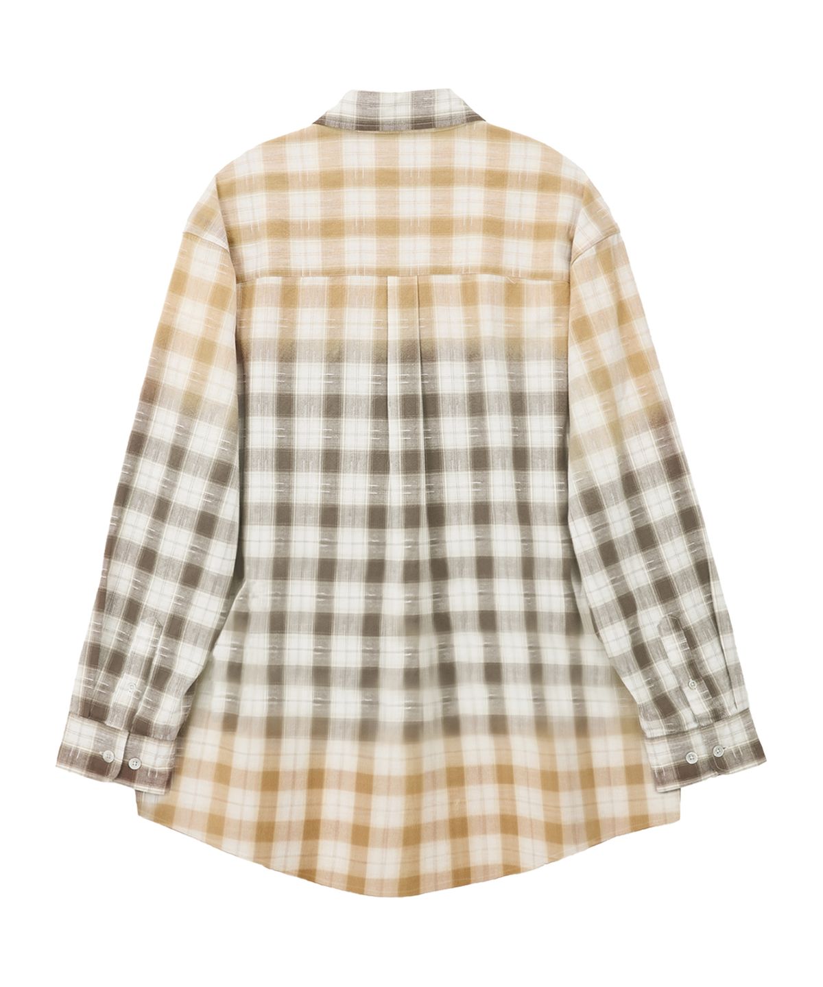 미드선(MIDSUN) Bleached Cotton Shirt-Beige