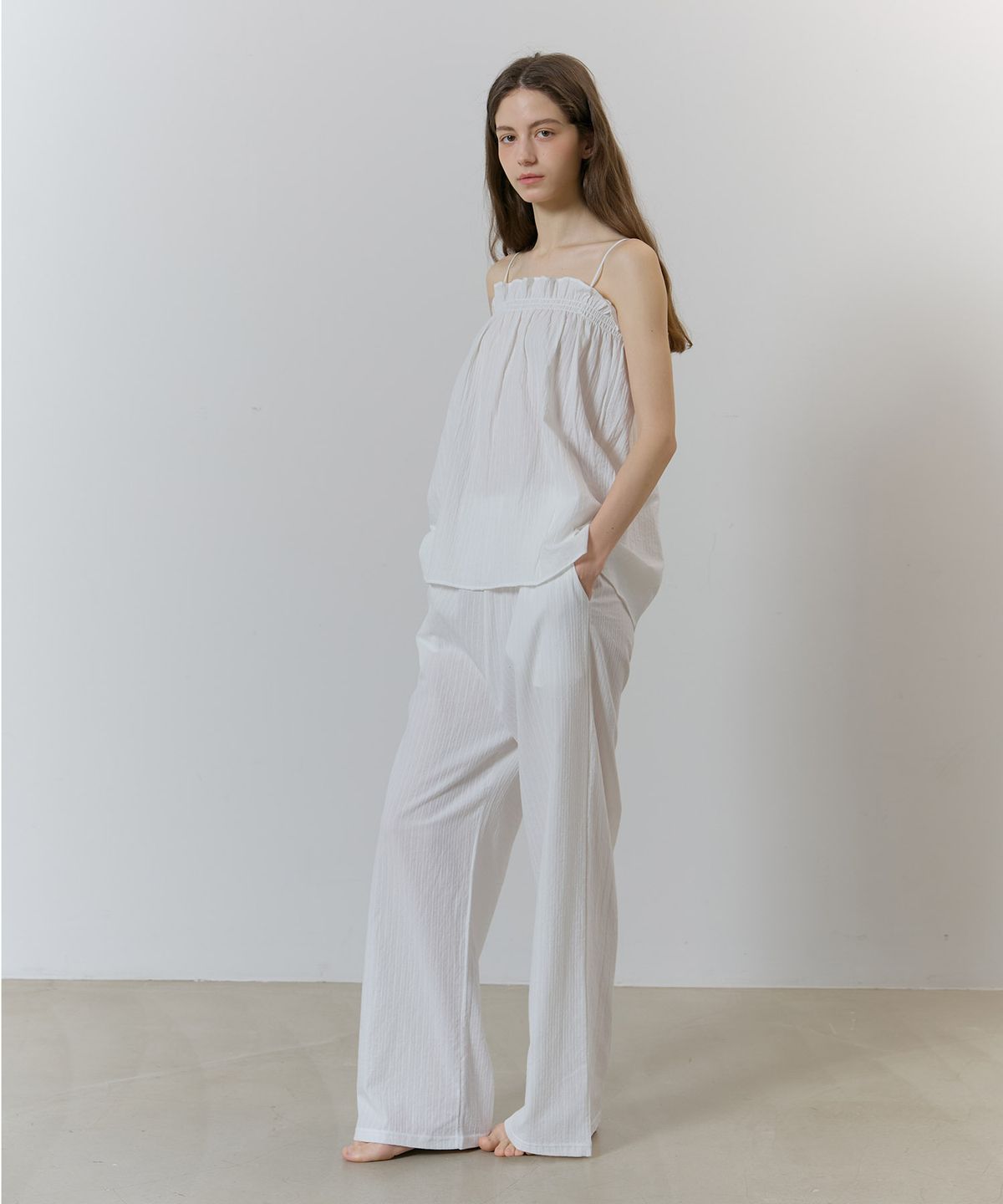 아템포(ATEMPO) TUBE TOP PAJAMA SET_ivory