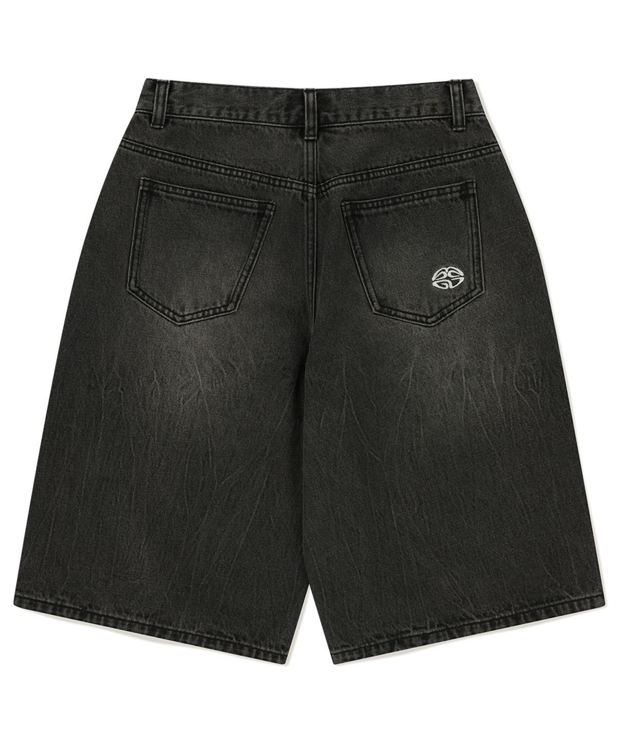마하그리드(MAHAGRID) MUD WASHING DENIM SHORT BLACK(MG2FMMD170A)