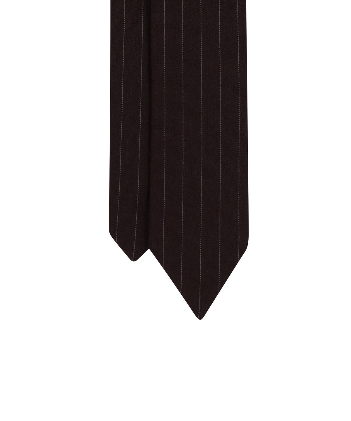 이우가마카라스(IUGAMAKARAS) Pin Striped Tie (Wine)