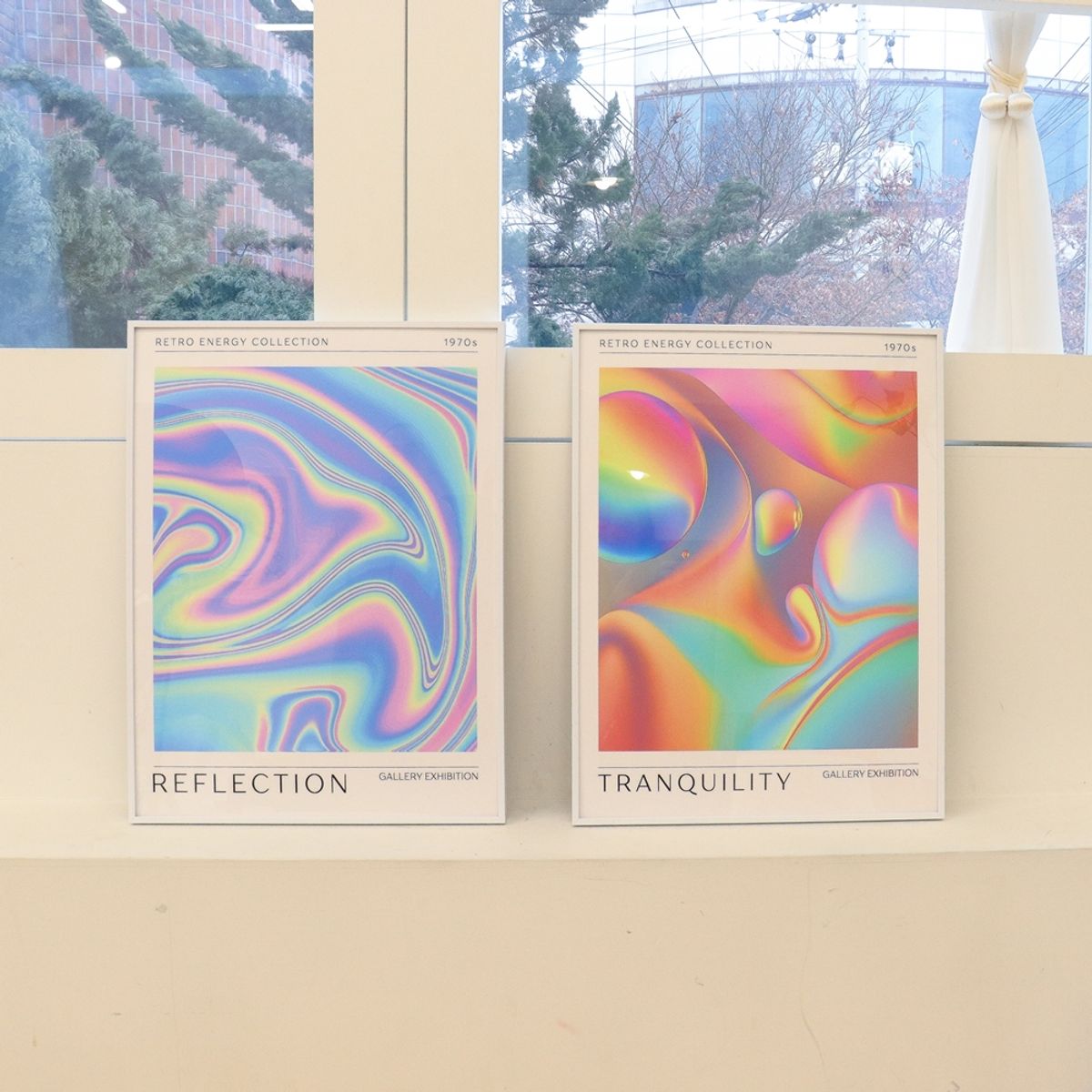 갤러리티(GALLERYT) Tranquilty - 레트로 빈티지 미드센추리 모던 인테리어 포스터 액자