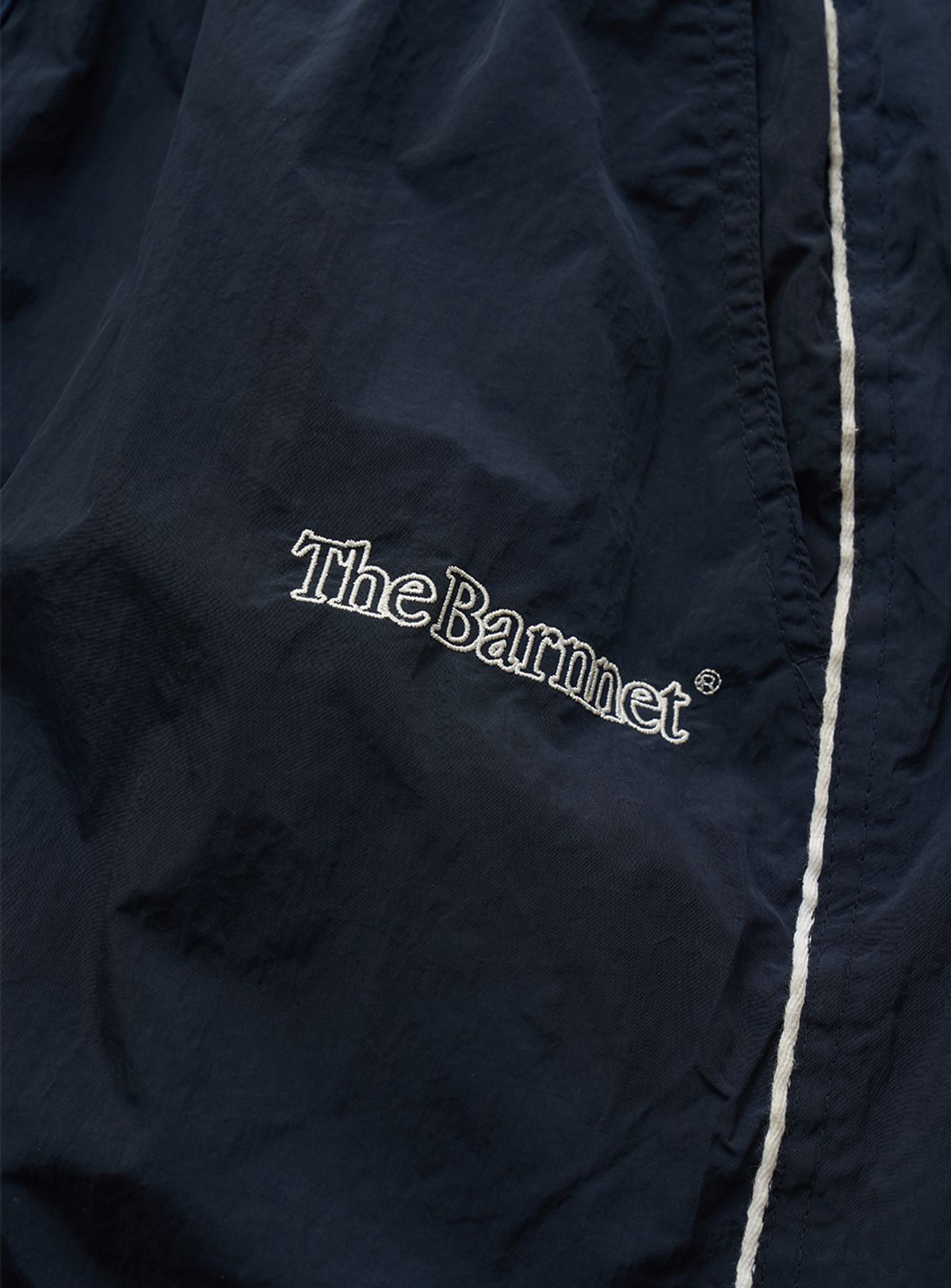 더바넷(THEBARNNET) Cloudy Wind Set-Up Pants_Navy