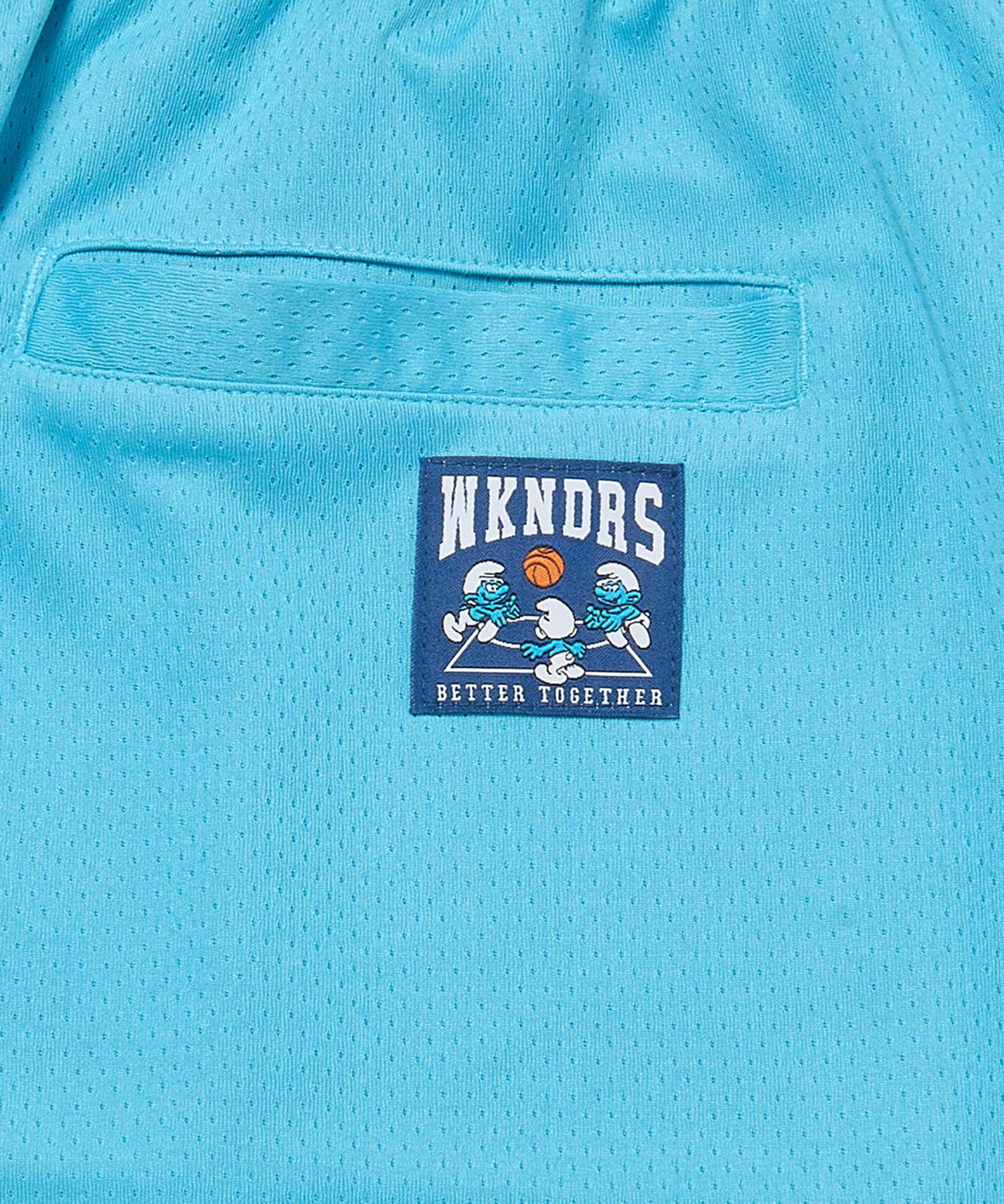 MUSINSA | WKNDRS 58 BASKETBALL SHORTS (S.BLUE)