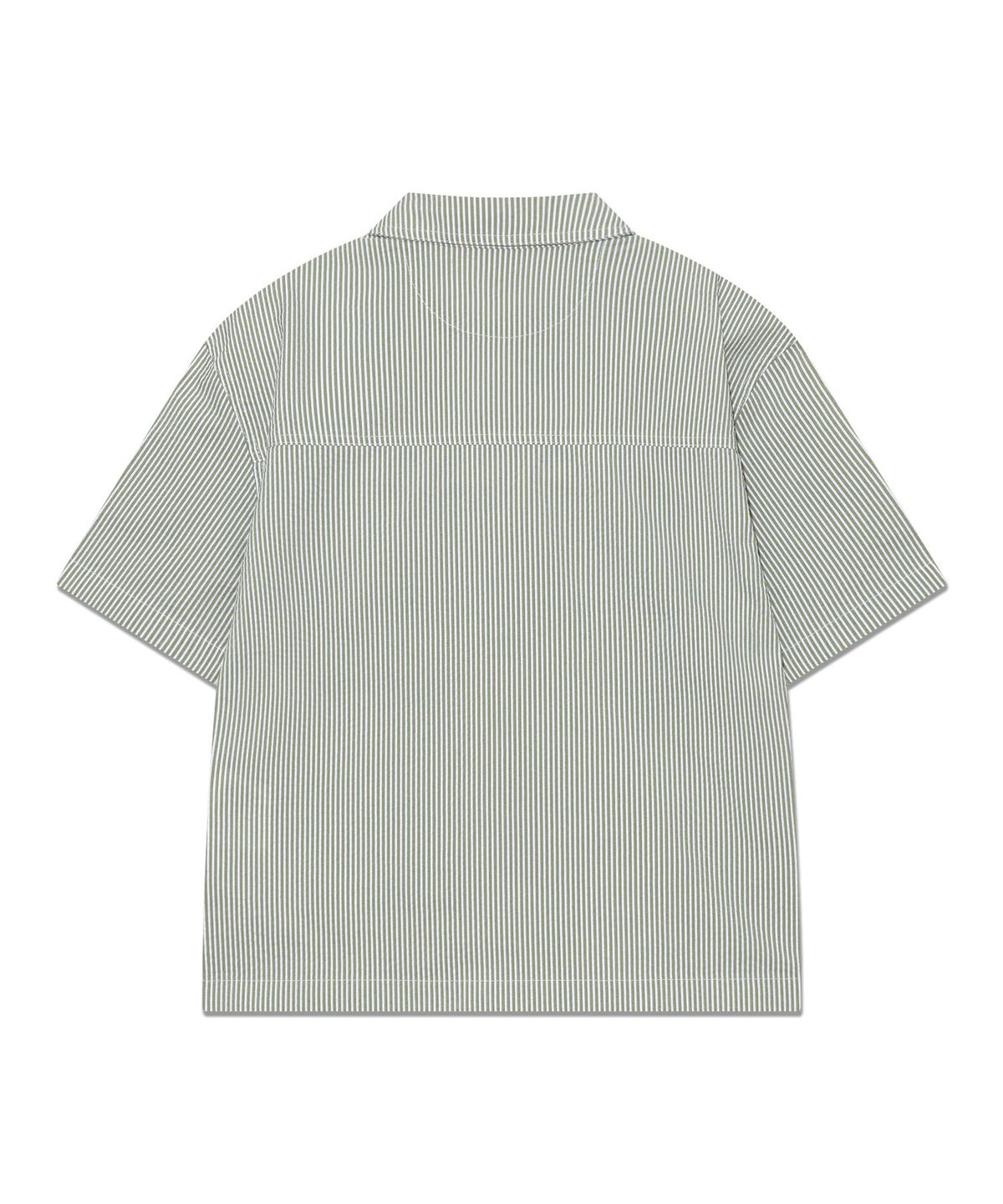 리 키즈(LEE KIDS) 반소매자켓형 시어서커 셔츠 그린 LK2502SS05GN