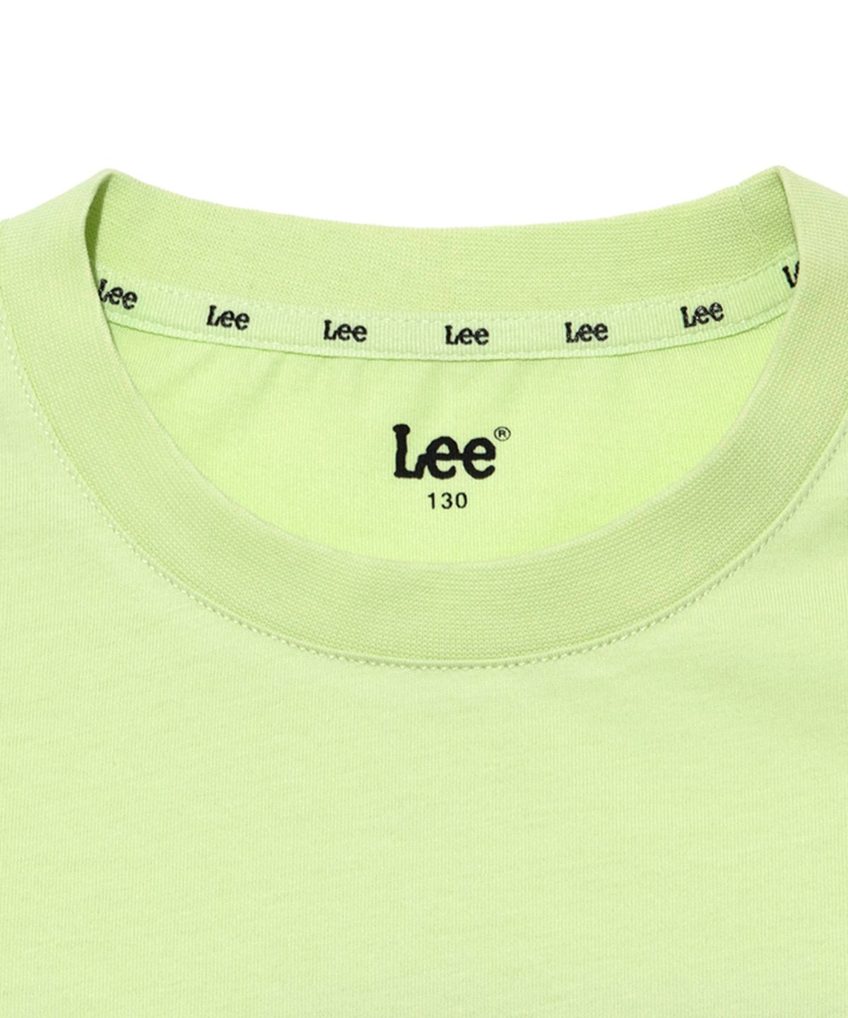 리 키즈(LEE KIDS) 베이직 리진스 반팔티셔츠 민트 LK2502ST24MI
