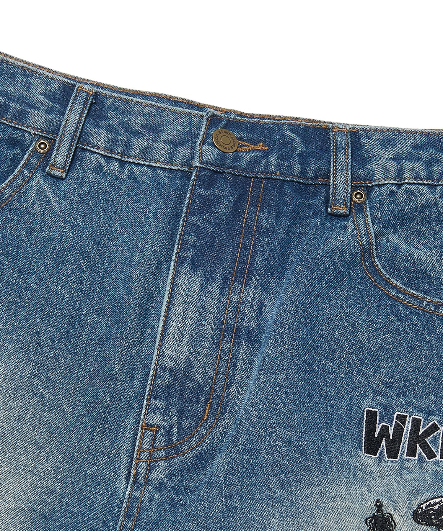 MUSINSA公式 | WKNDRS HANDY DENIM PANTS (L.BLUE)