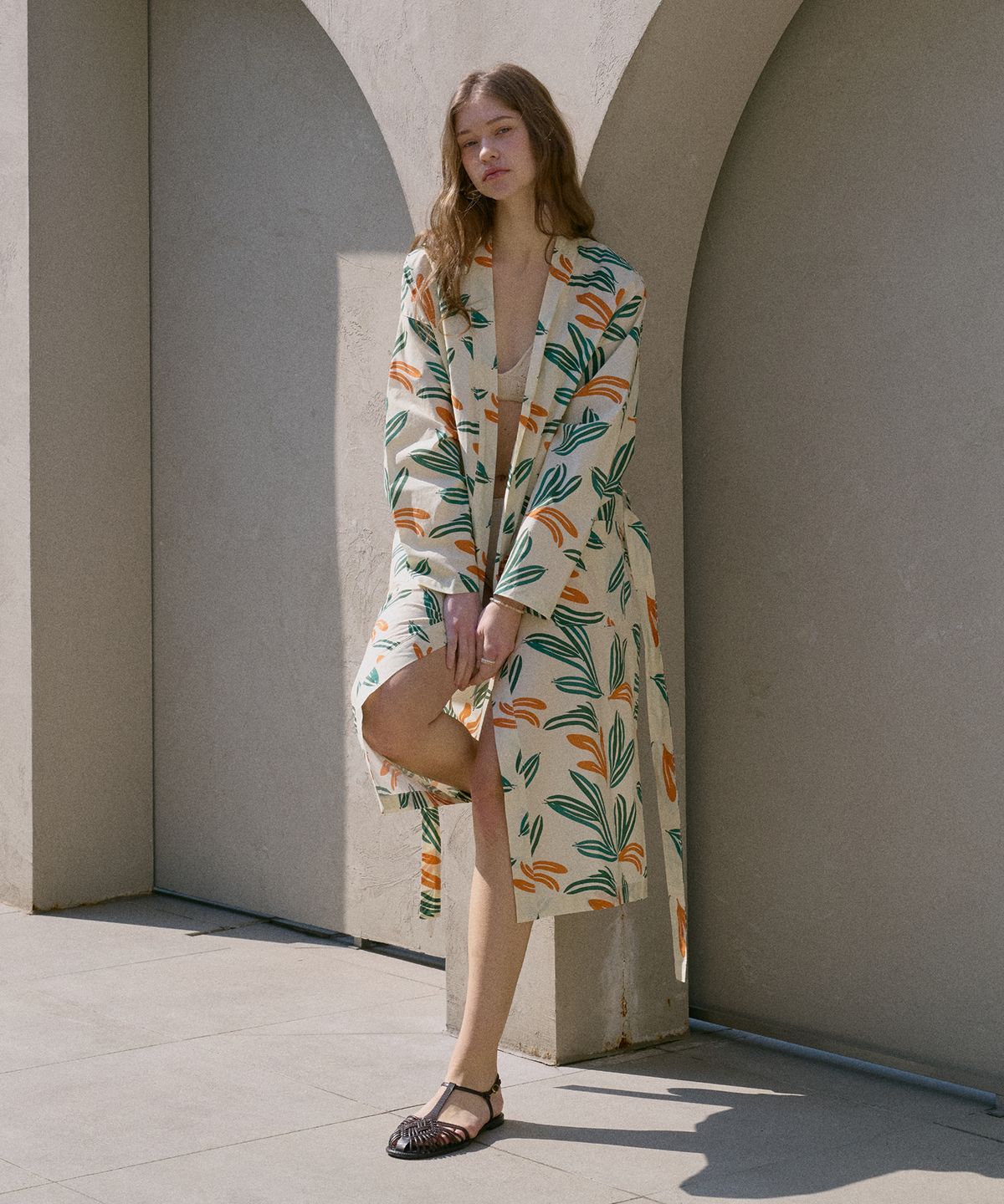 아템포(ATEMPO) CLASSIC LONG ROBE_tropical