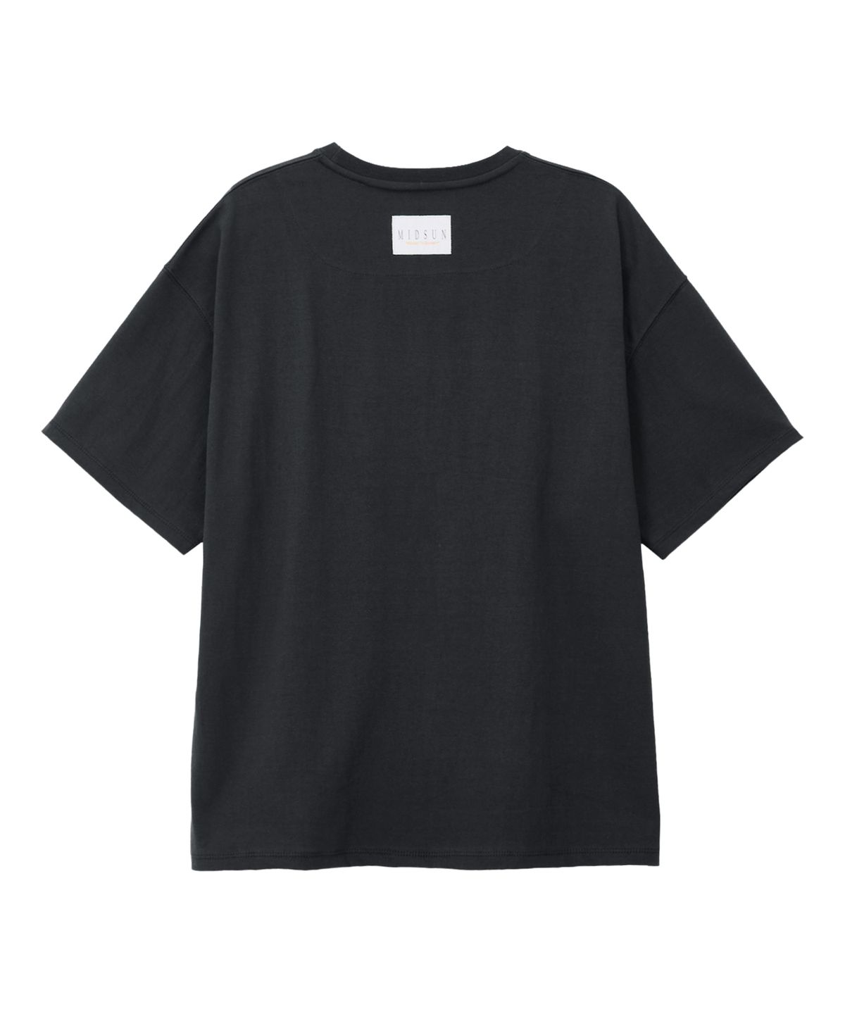 미드선(MIDSUN) Midnight Vinyl Tee Shirt-Charcoal