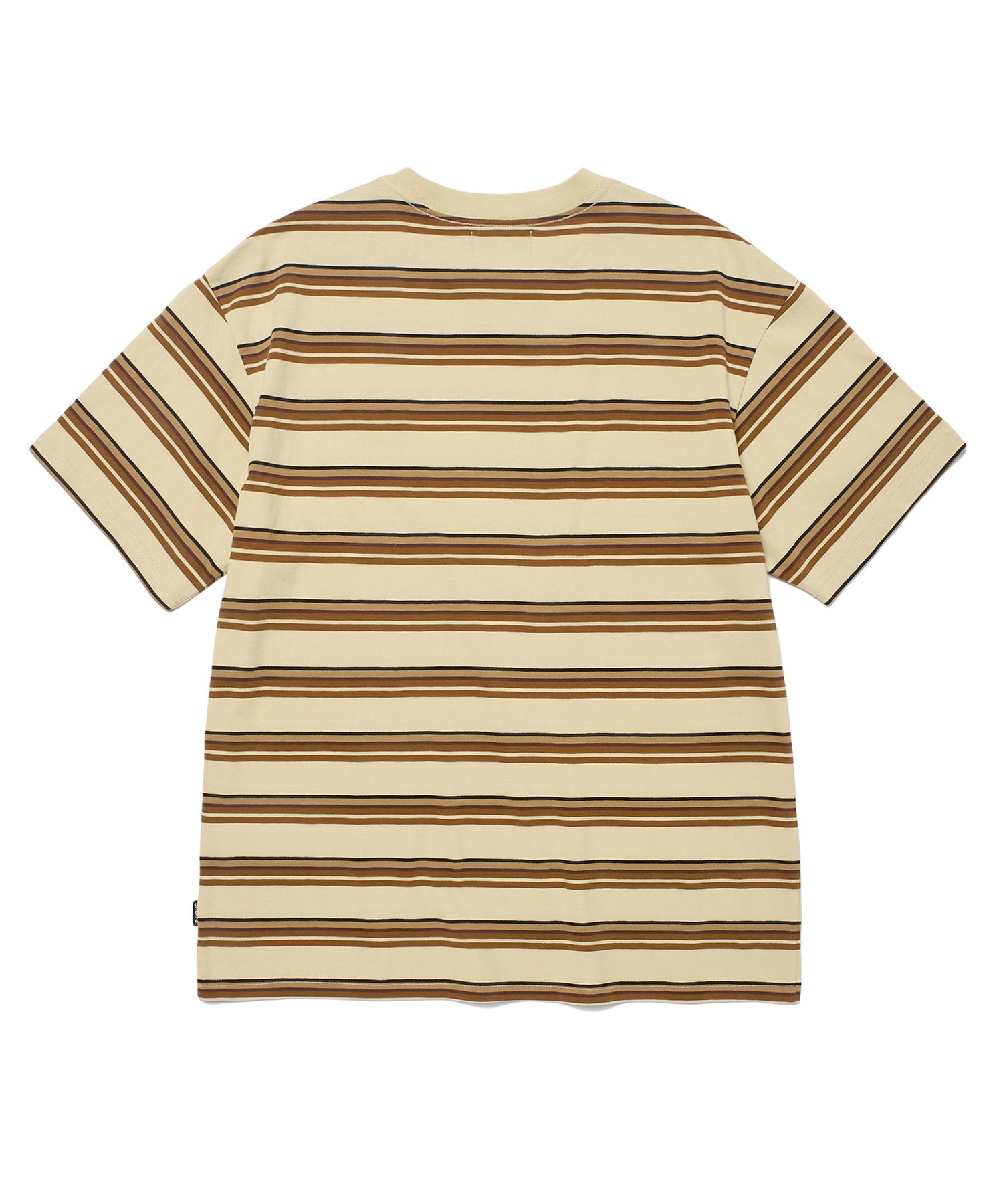 Tシャツ・カットソー WKNDRS MULTI COLOR STRIPED T-SHIRT SA964 MUSINSA | WKNDRS MULTI COLOR STRIPED T-SHIRT (BEIGE)