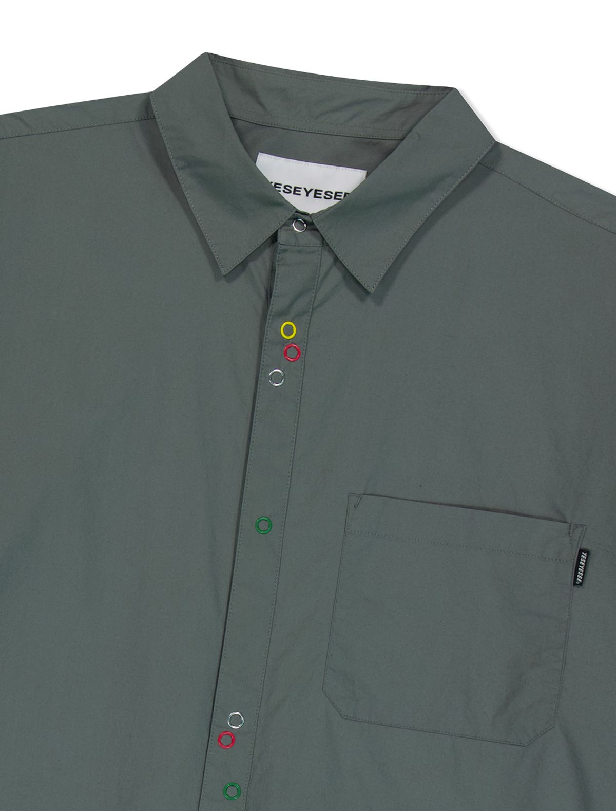 예스아이씨(YESEYESEE) Pinnacle S/S Shirt Grey