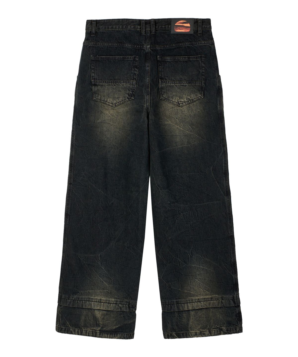 미드선(MIDSUN) Dirt Distance Jeans-Dirt Black